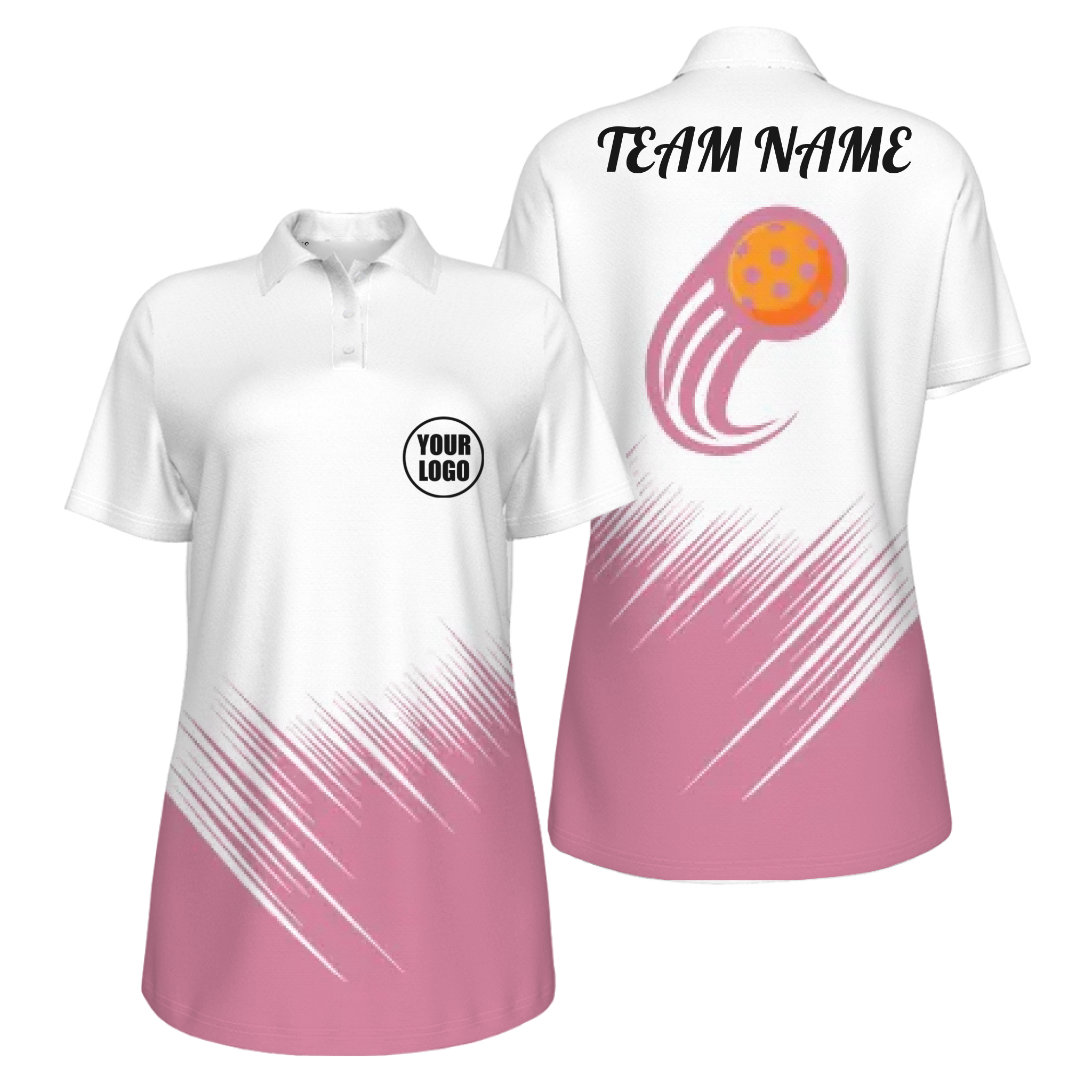 Picklewin Unique Women's Customized UV Protection Polo Shirt