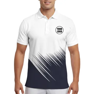 Picklewin Vibrant Custom Logo Men's UV Protection Polo Shirt
