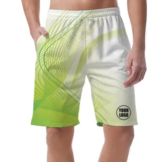 Picklewin Wavy Flow Customized Short Pants For Men – alternate