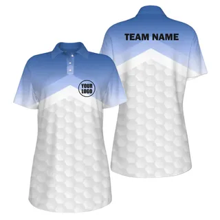 Picklewin Women's Custom UV Protection Polo Shirt With Simple Gradient Style