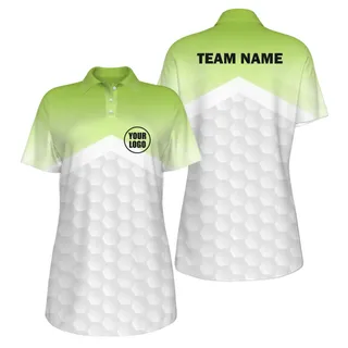 Picklewin Women's Custom UV Protection Polo Shirt With Simple Gradient Style – alternate