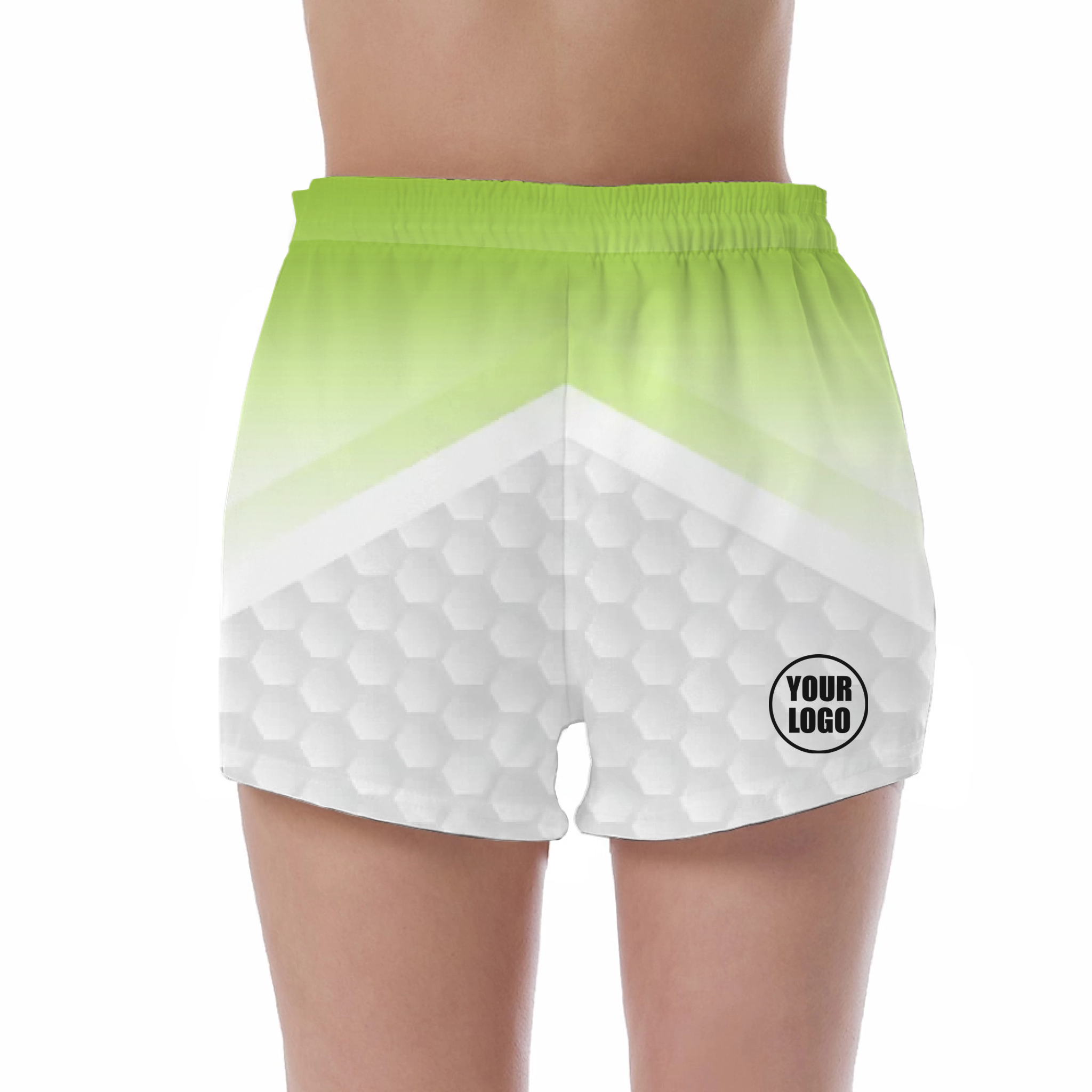 Picklewin Women's Custom UV Protection Shorts With Gradient Colors - alternate