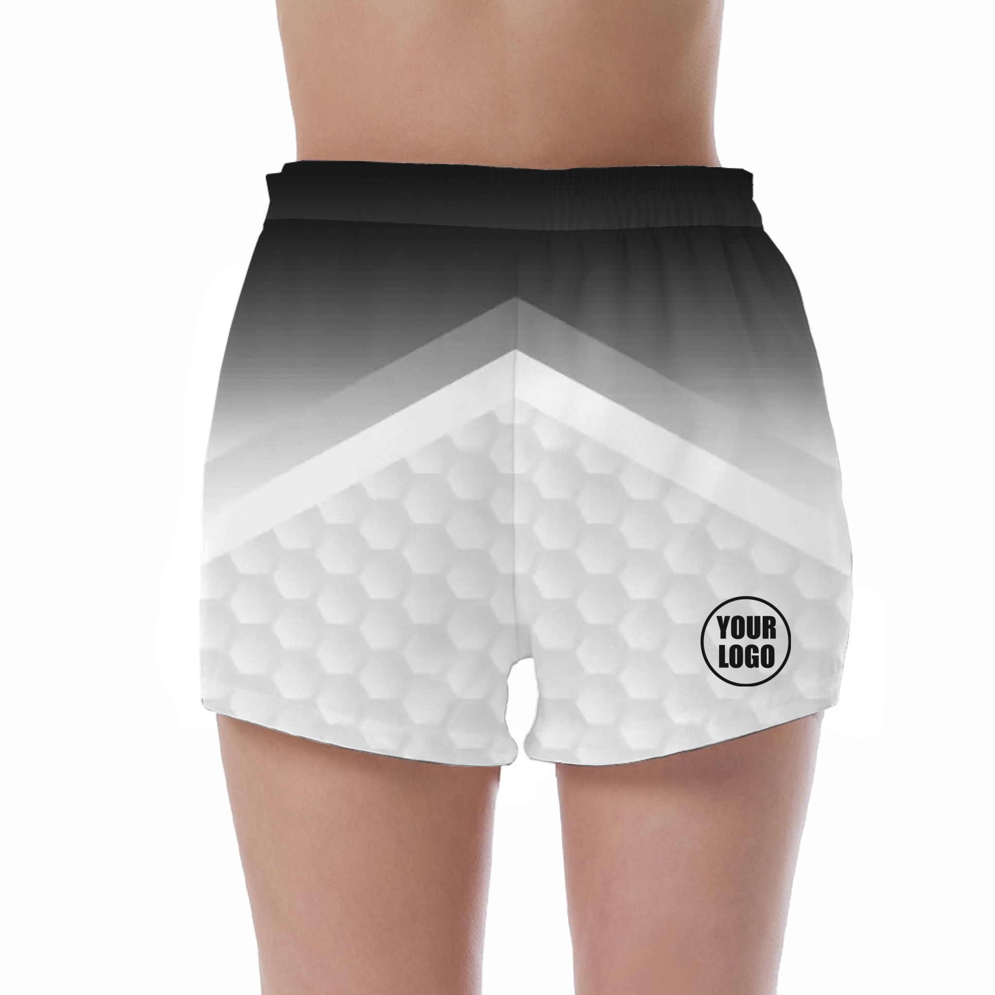 Picklewin Women's Custom UV Protection Shorts With Gradient Colors