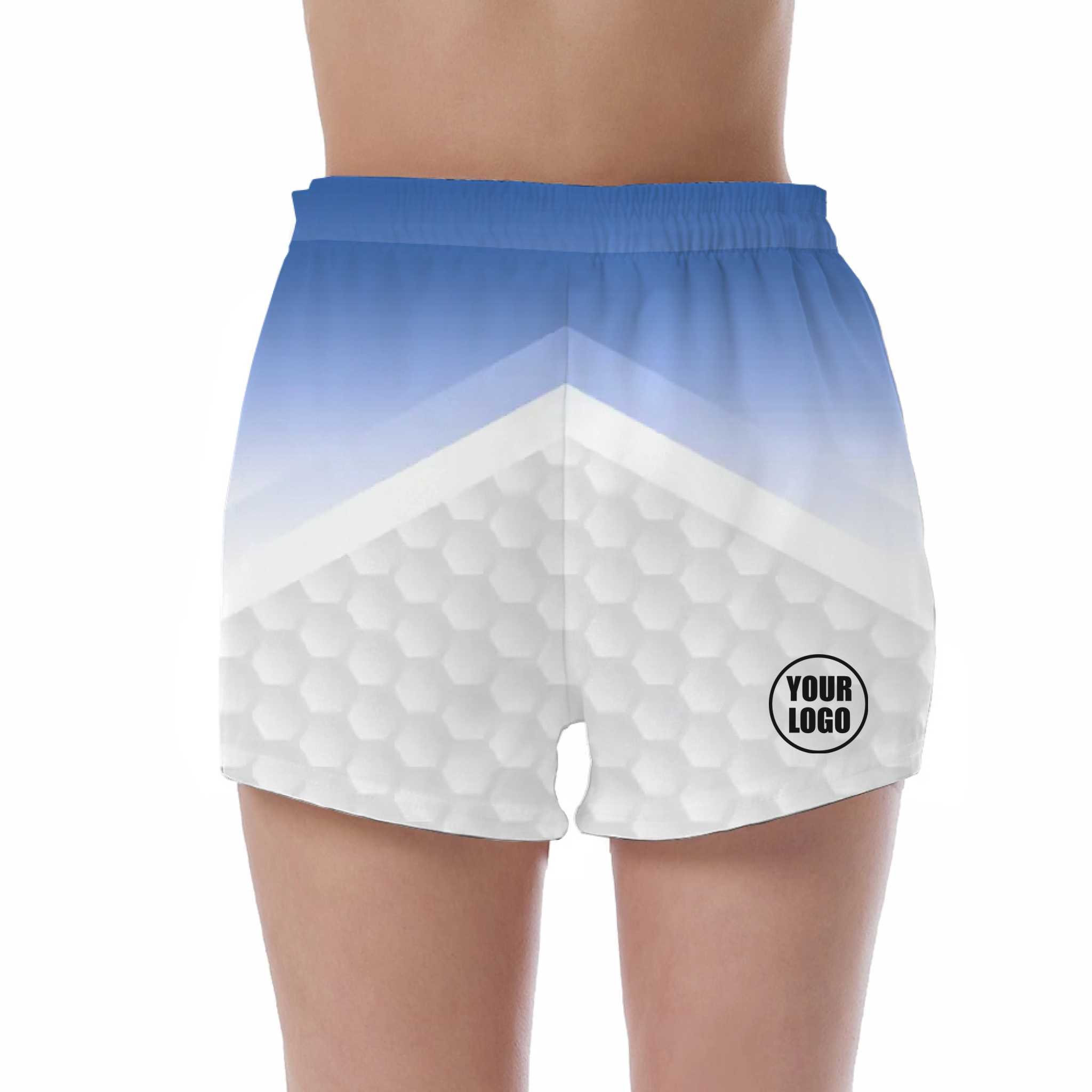 Picklewin Women's Custom UV Protection Shorts With Gradient Colors