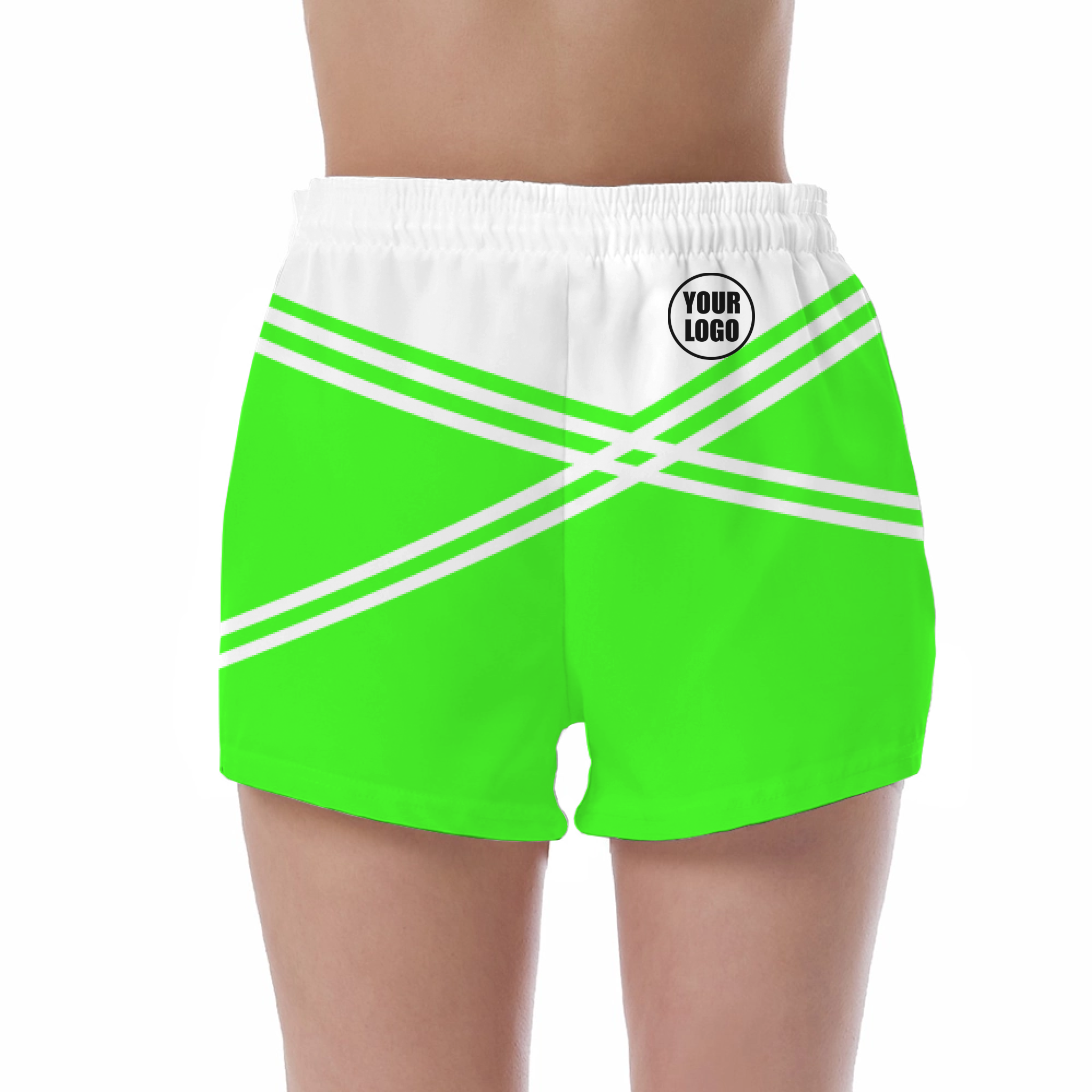 Picklewin Women's Custom UV Protection Shorts With Unique Color Blocks