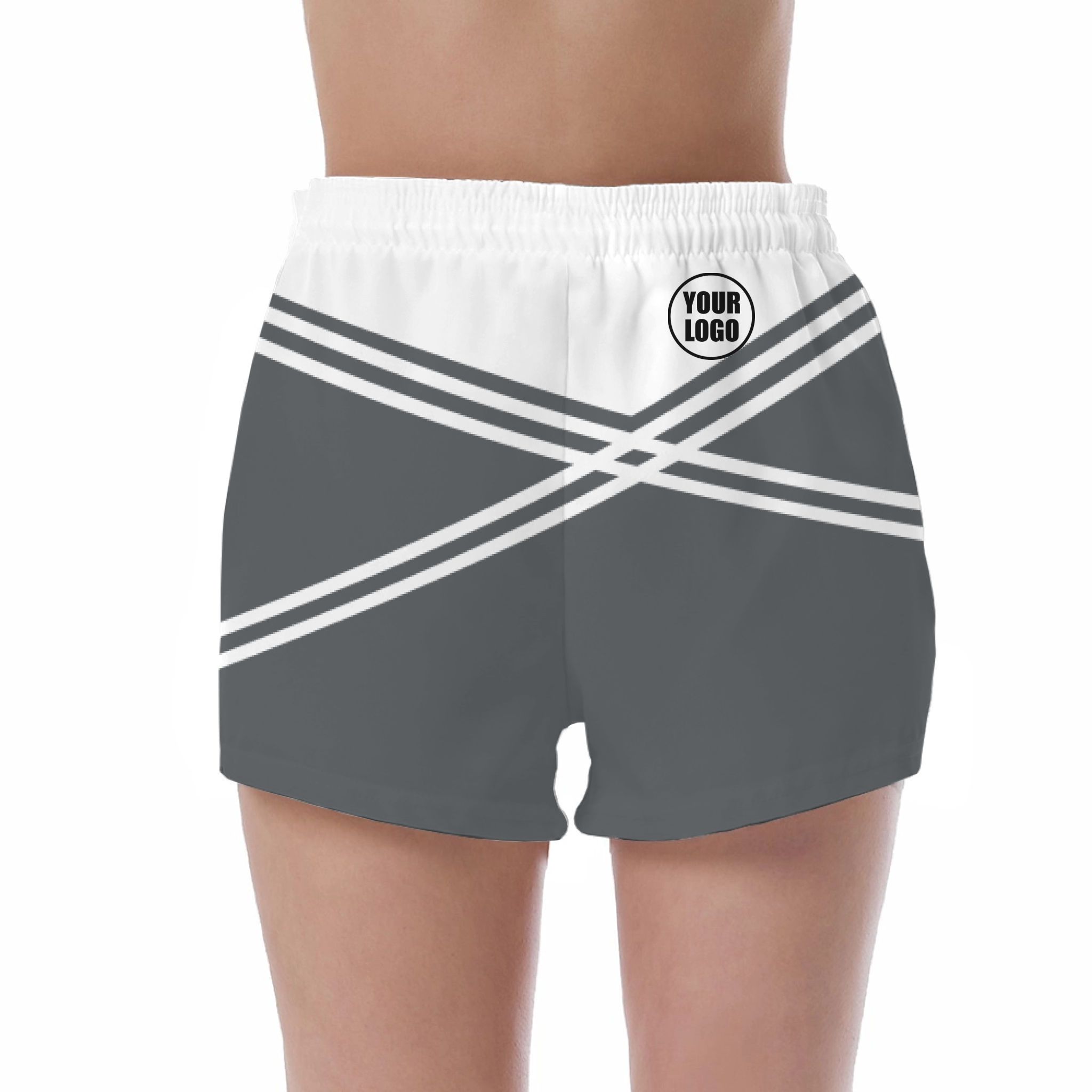 Picklewin Women's Custom UV Protection Shorts With Unique Color Blocks