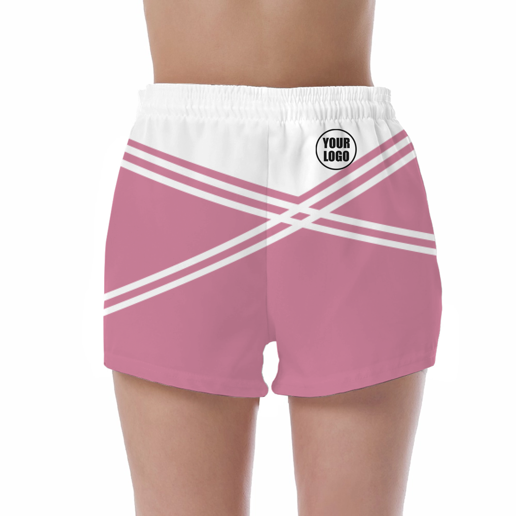 Picklewin Women's Custom UV Protection Shorts With Unique Color Blocks