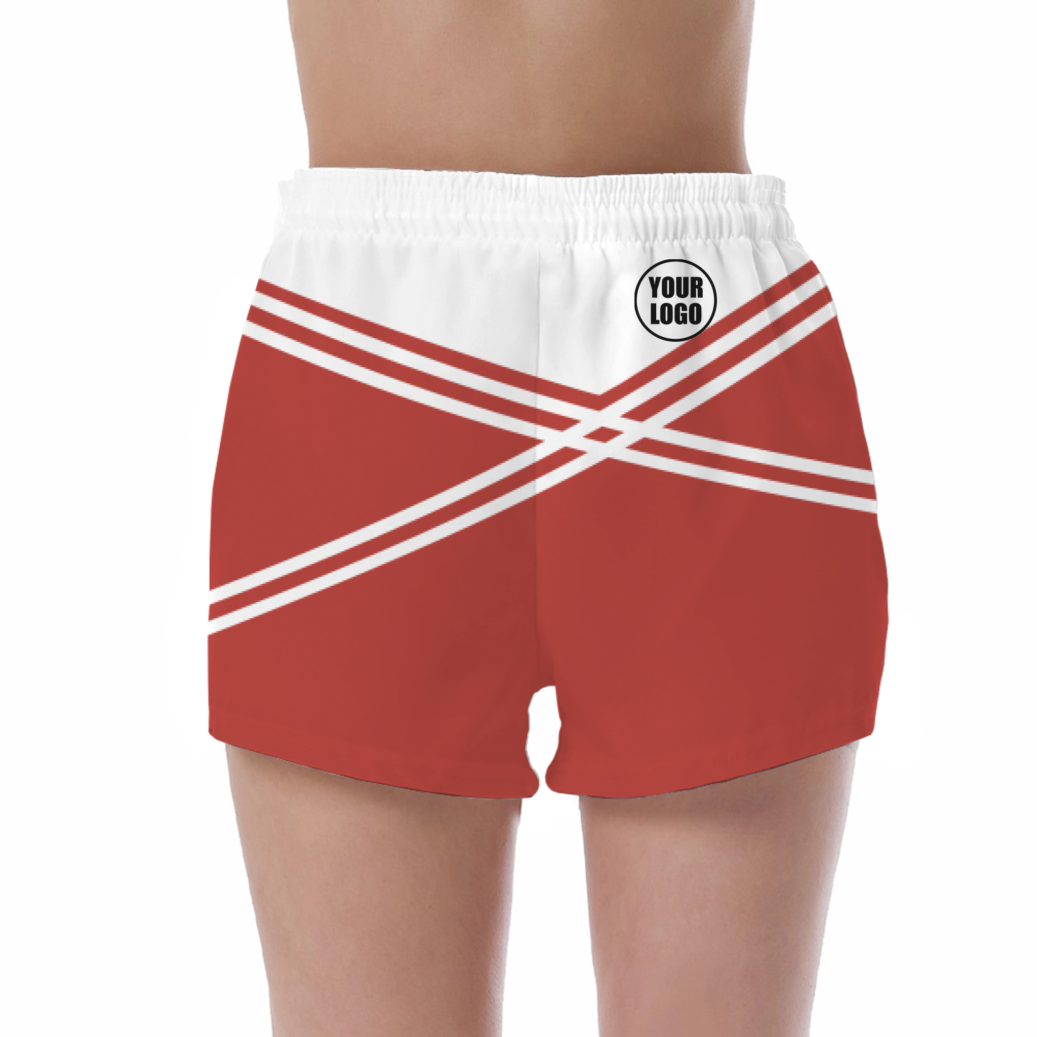 Picklewin Women's Custom UV Protection Shorts With Unique Color Blocks