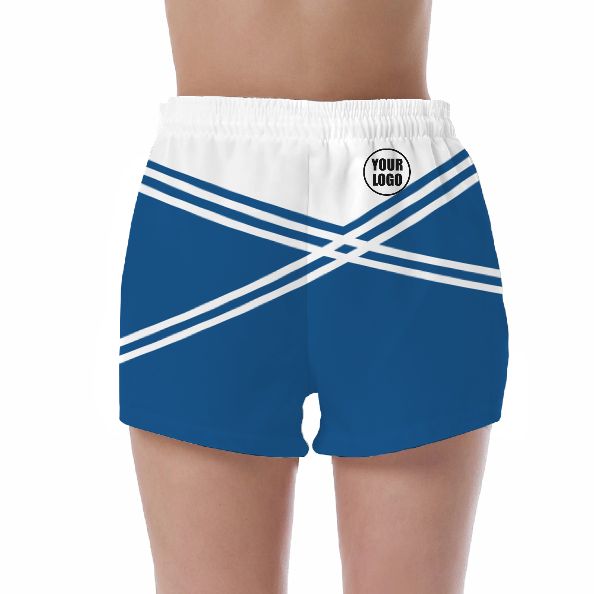 Picklewin Women's Custom UV Protection Shorts With Unique Color Blocks