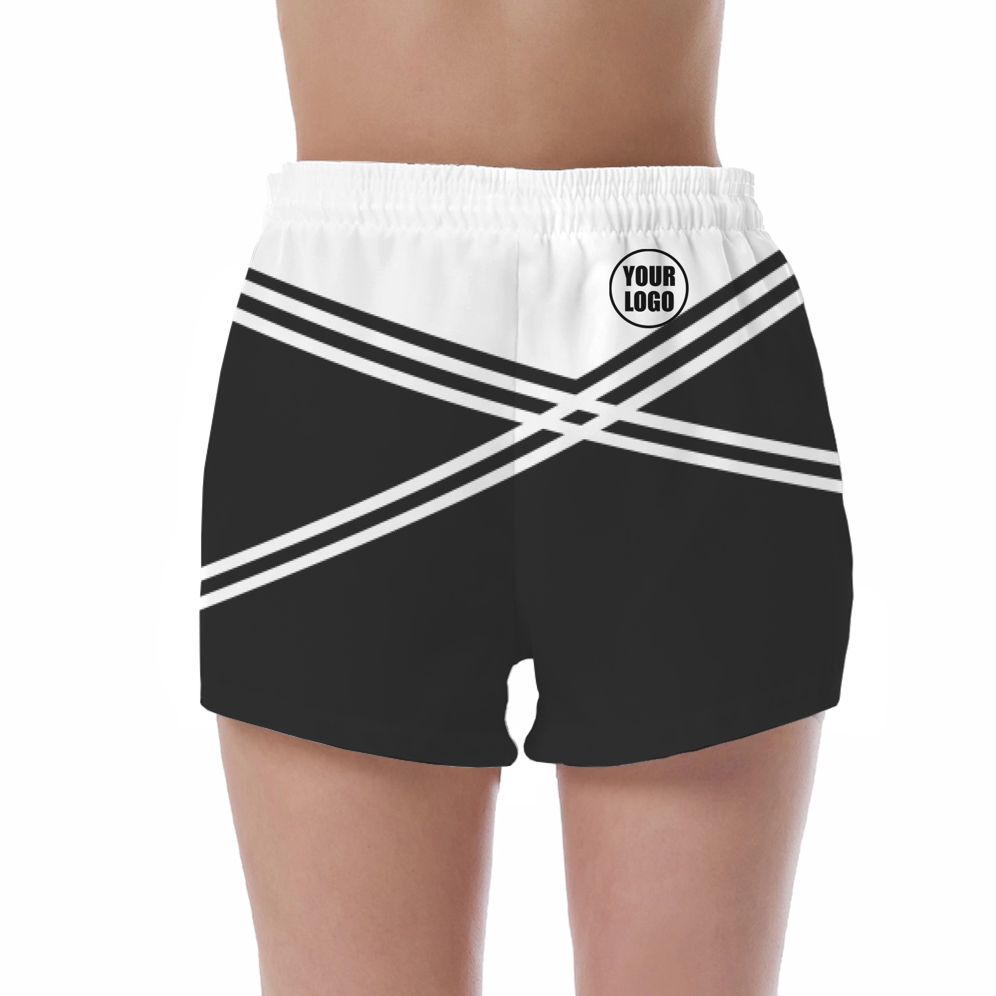 Picklewin Women's Custom UV Protection Shorts With Unique Color Blocks
