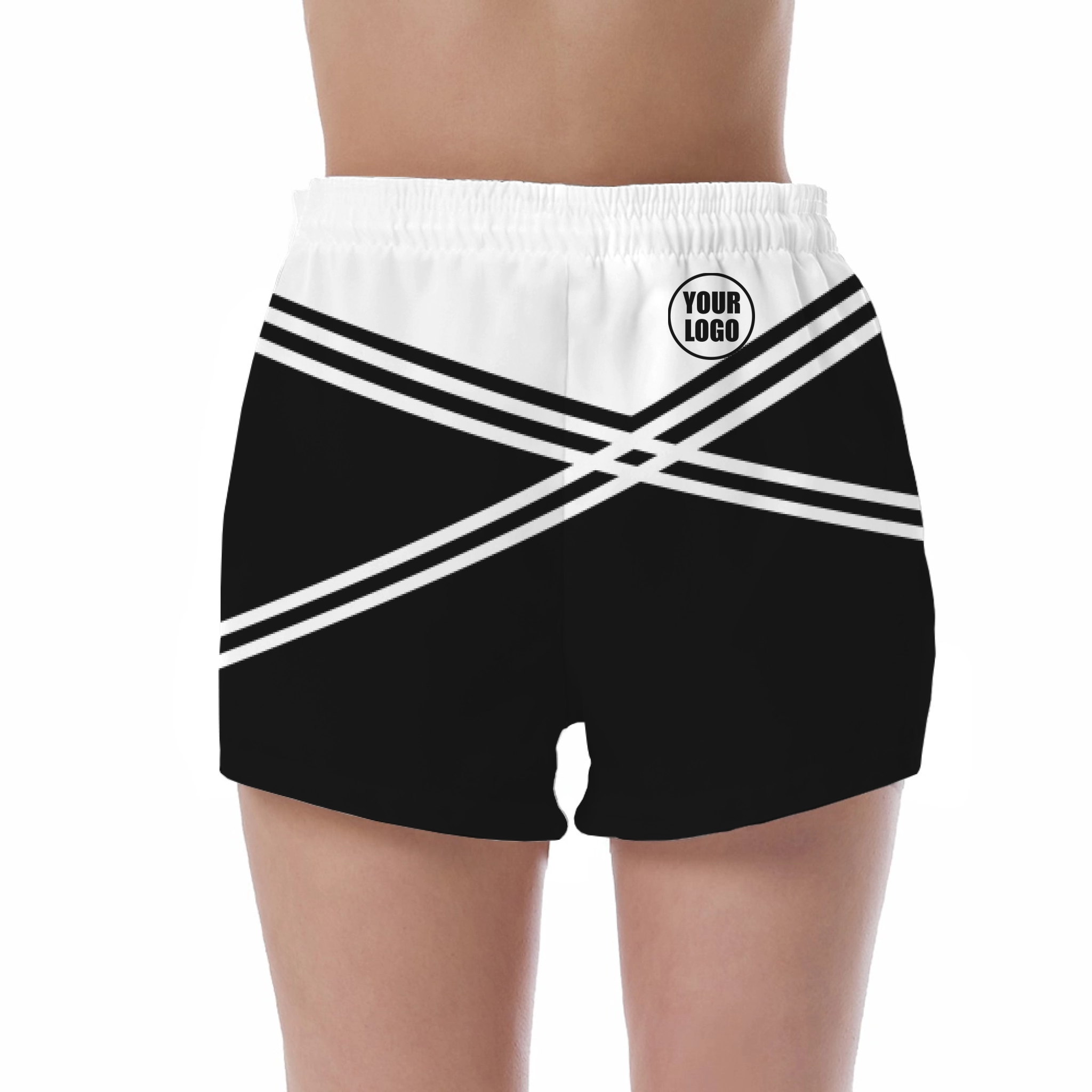 Picklewin Women's Custom UV Protection Shorts With Unique Color Blocks