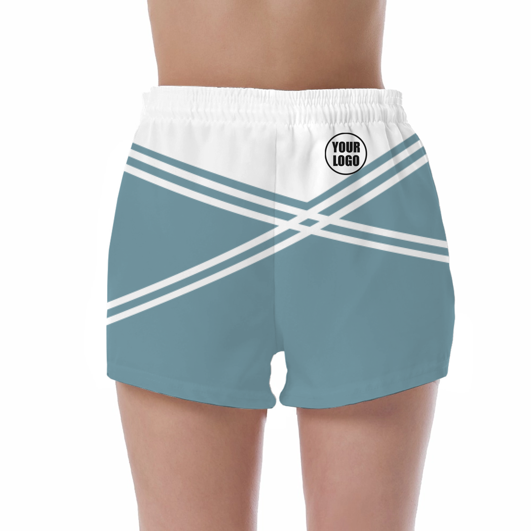 Picklewin Women's Custom UV Protection Shorts With Unique Color Blocks