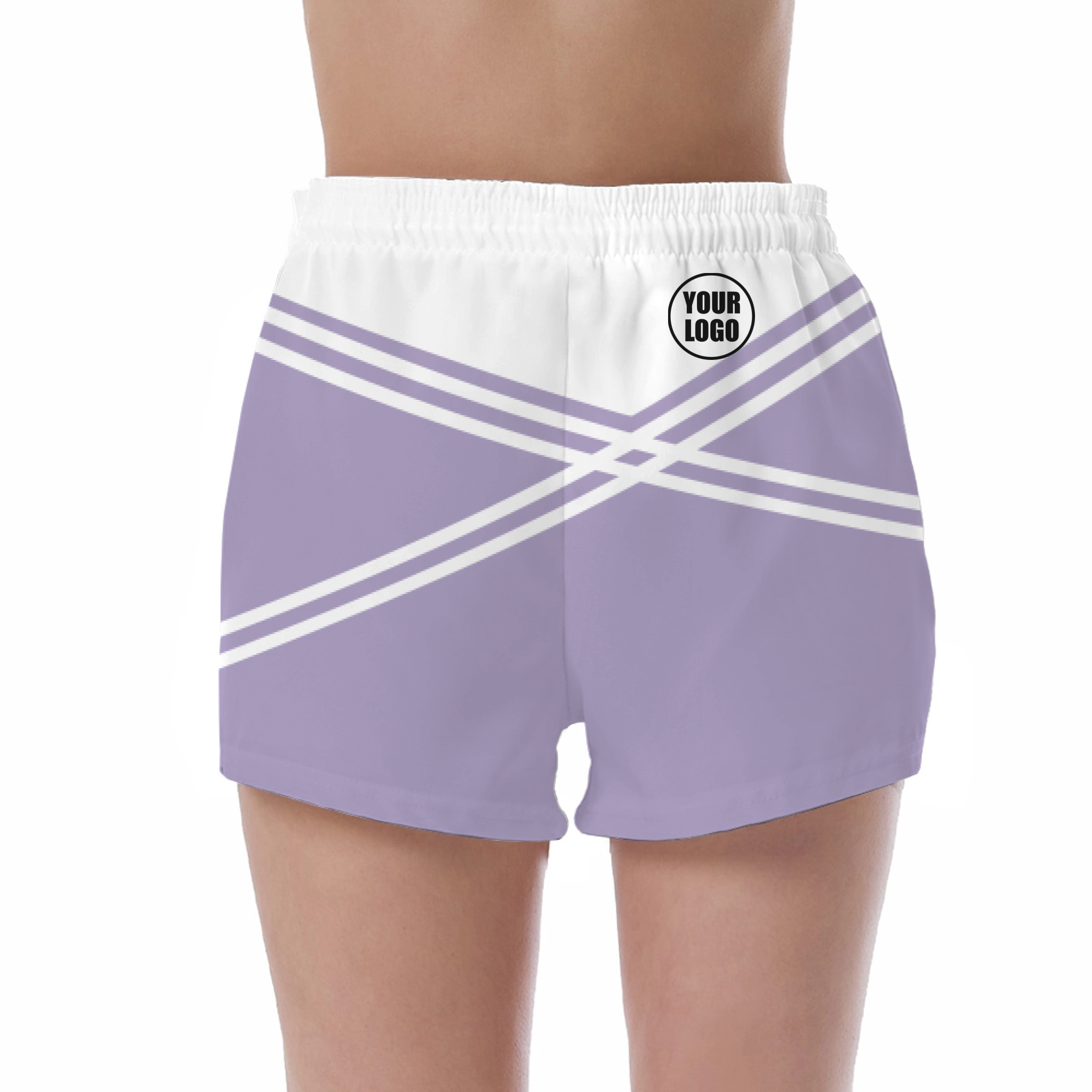 Picklewin Women's Custom UV Protection Shorts With Unique Color Blocks