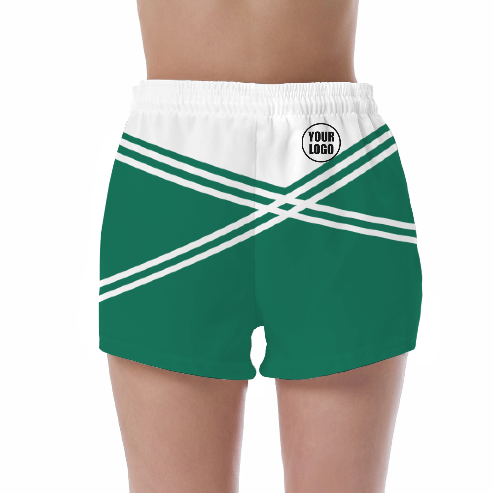 Picklewin Women's Custom UV Protection Shorts With Unique Color Blocks