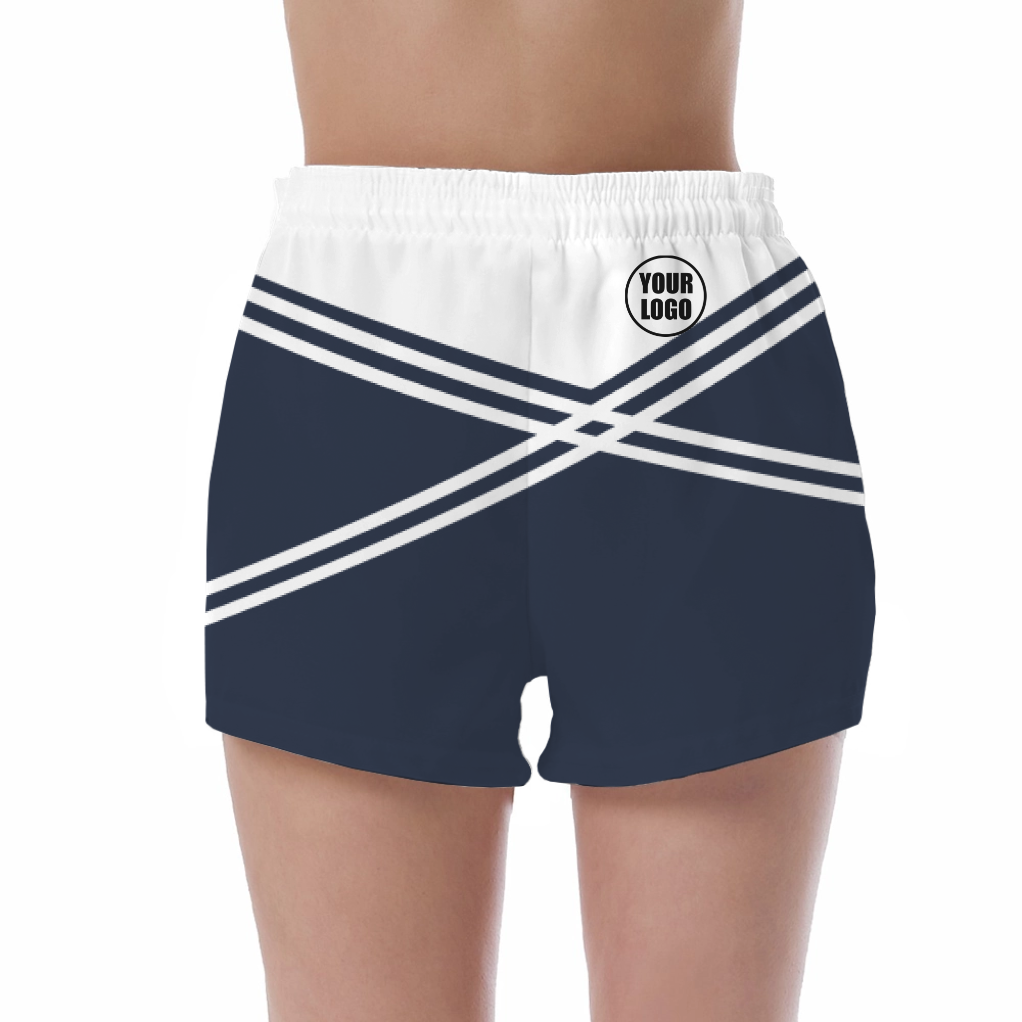 Picklewin Women's Custom UV Protection Shorts With Unique Color Blocks