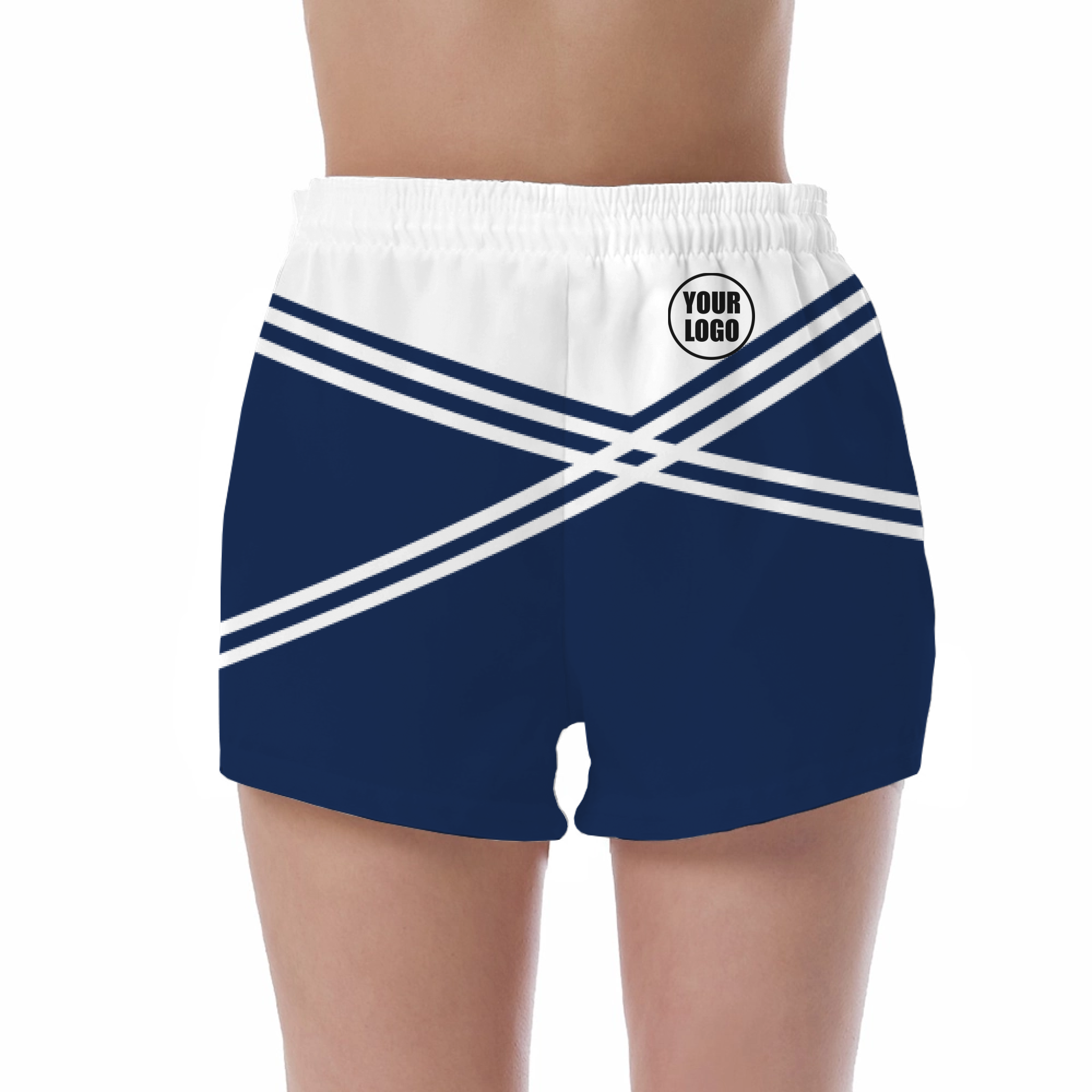 Picklewin Women's Custom UV Protection Shorts With Unique Color Blocks