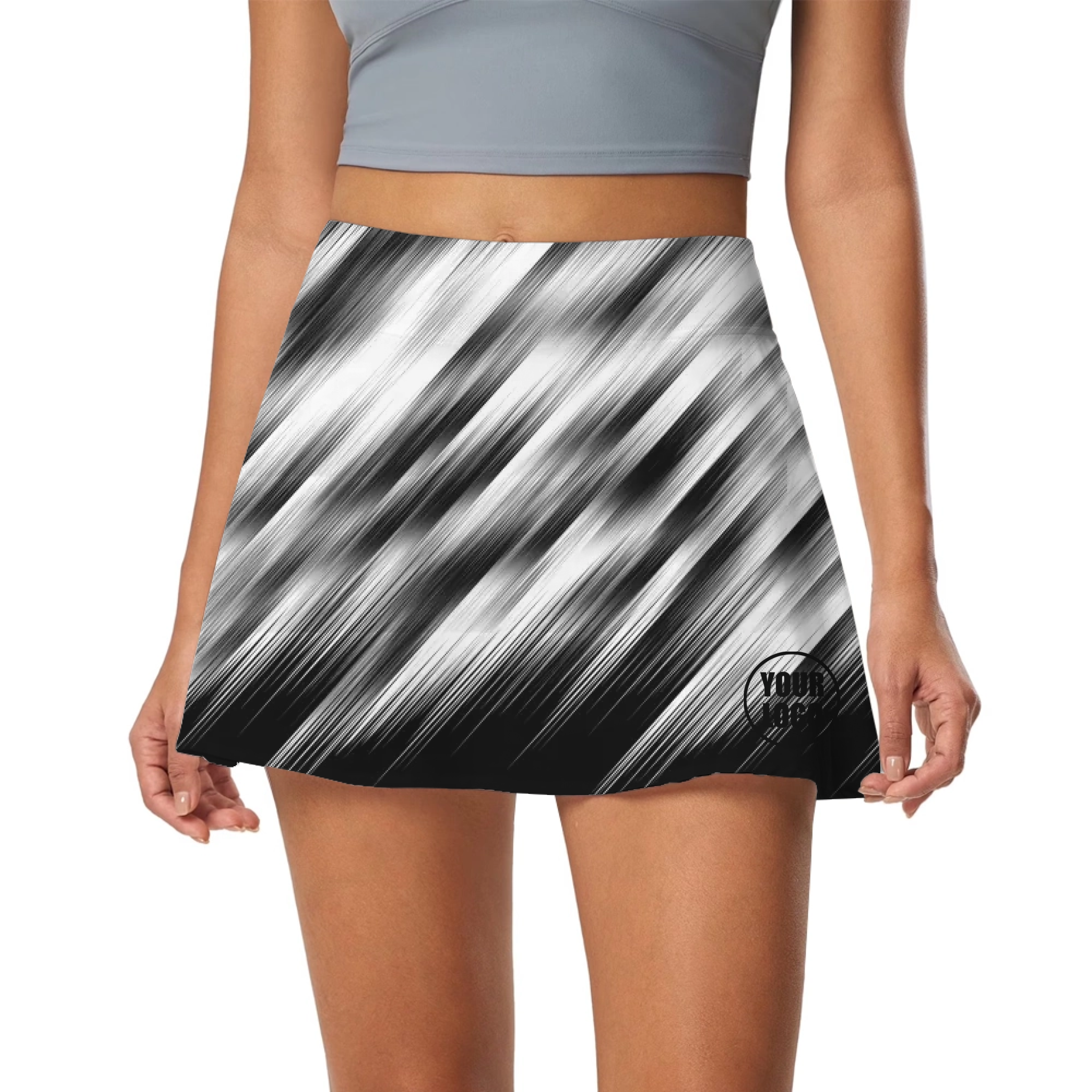 Picklewin Women's Customized Skort With Brushstroke