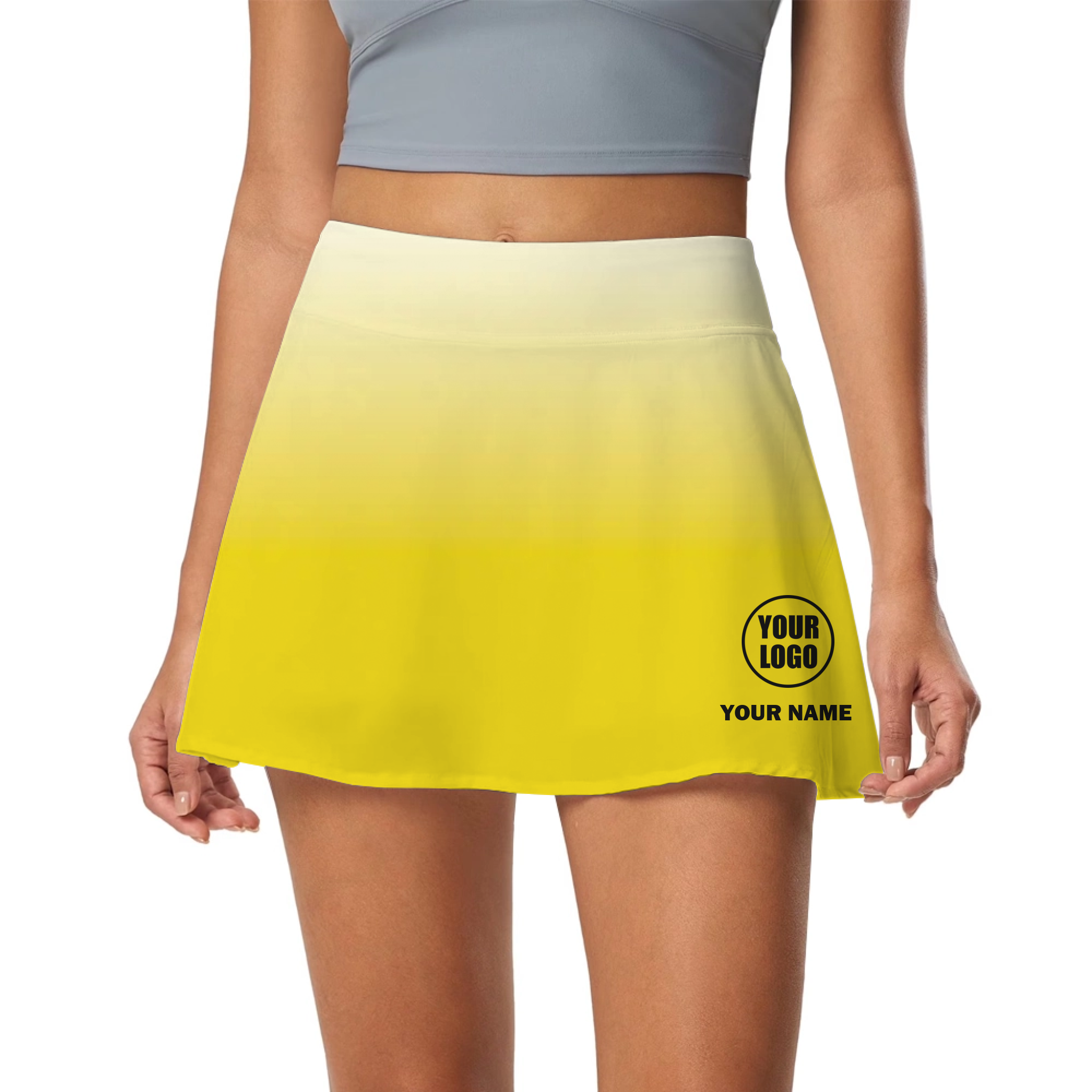Picklewin Women's Customized Skort With Gradient For Team