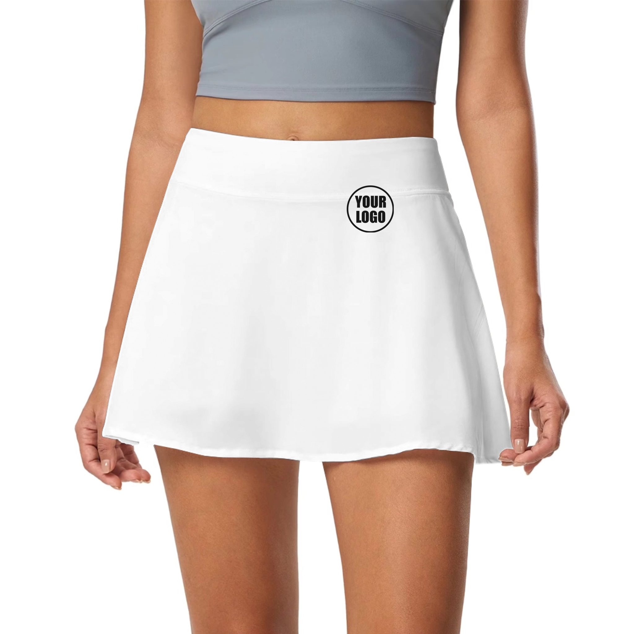 Picklewin Women's Customized Skort With Unique Color Blocks