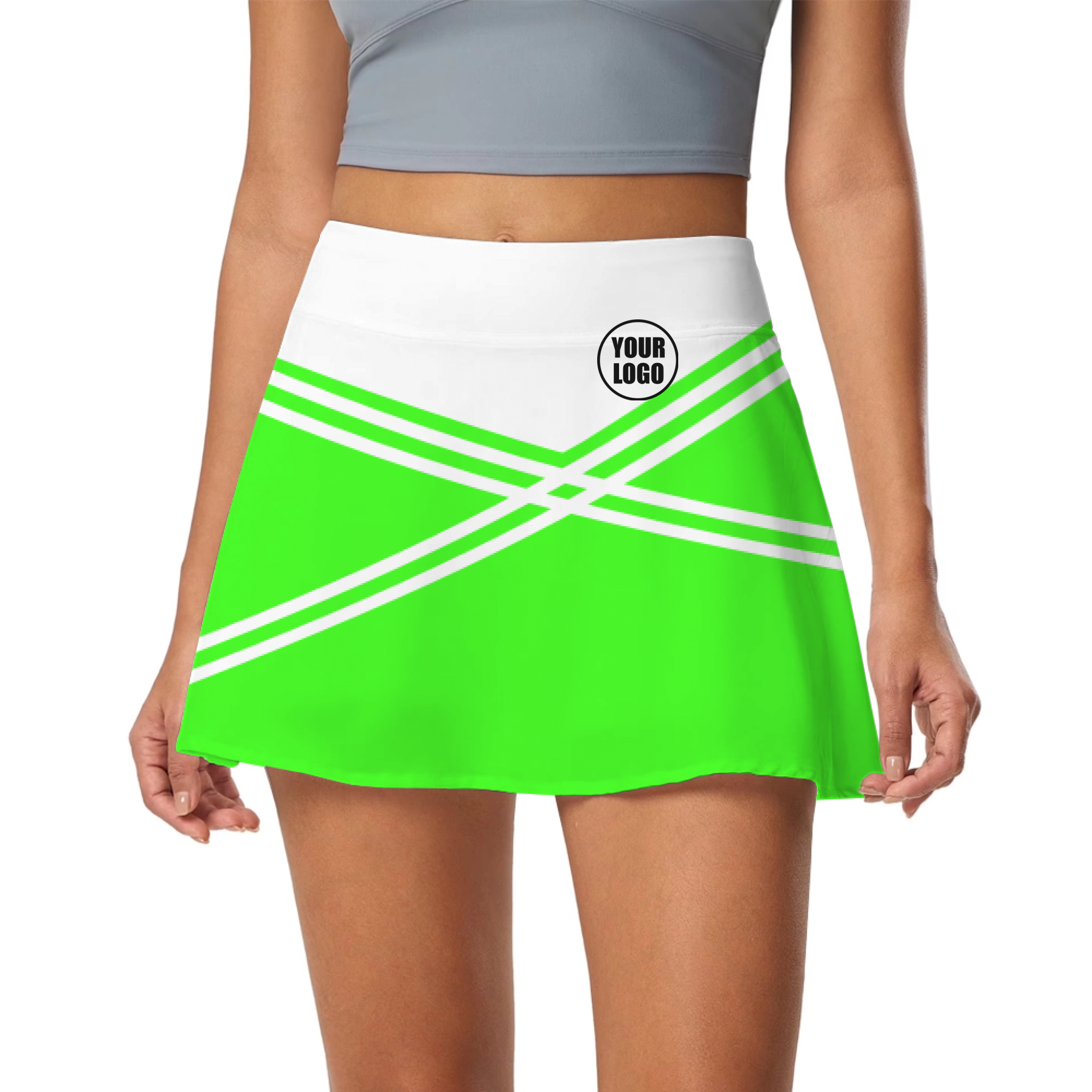 Picklewin Women's Customized Skort With Unique Color Blocks