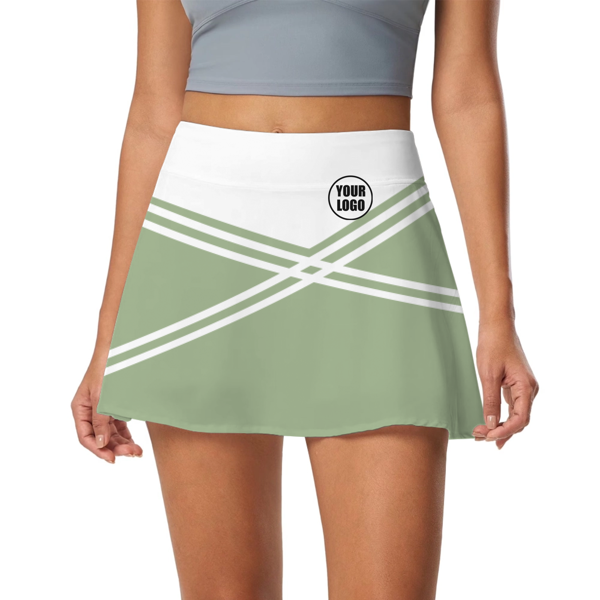 Picklewin Women's Customized Skort With Unique Color Blocks