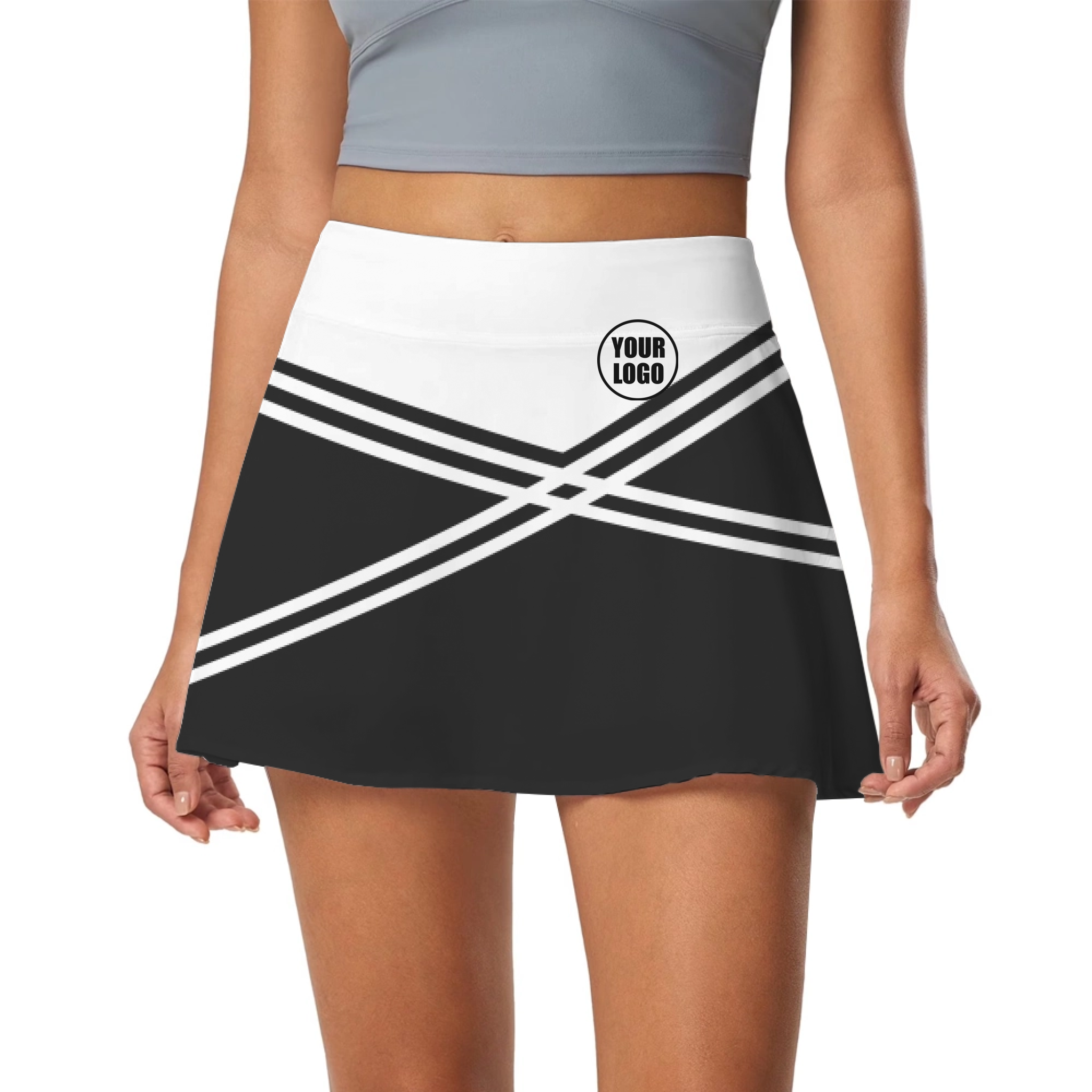 Picklewin Women's Customized Skort With Unique Color Blocks
