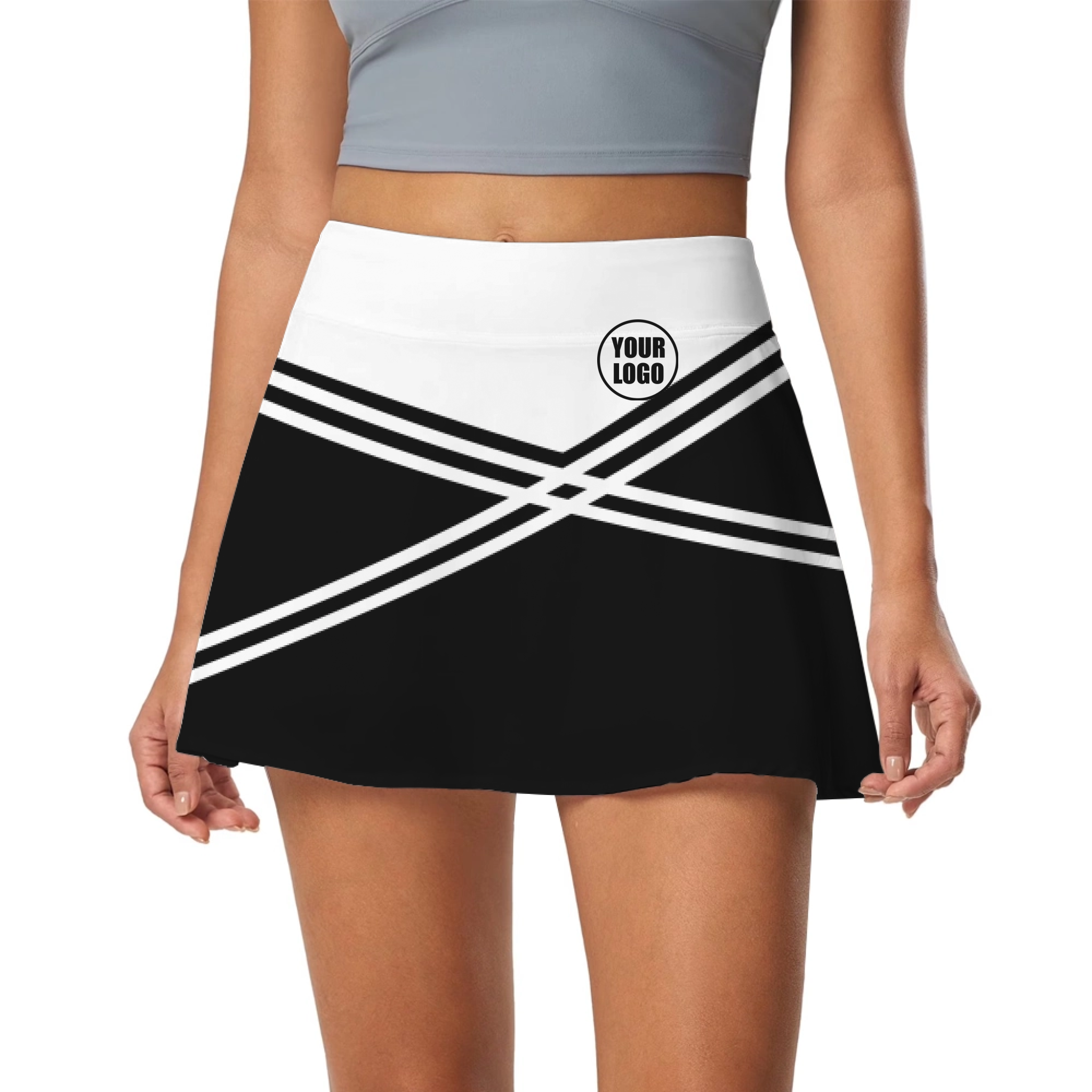 Picklewin Women's Customized Skort With Unique Color Blocks