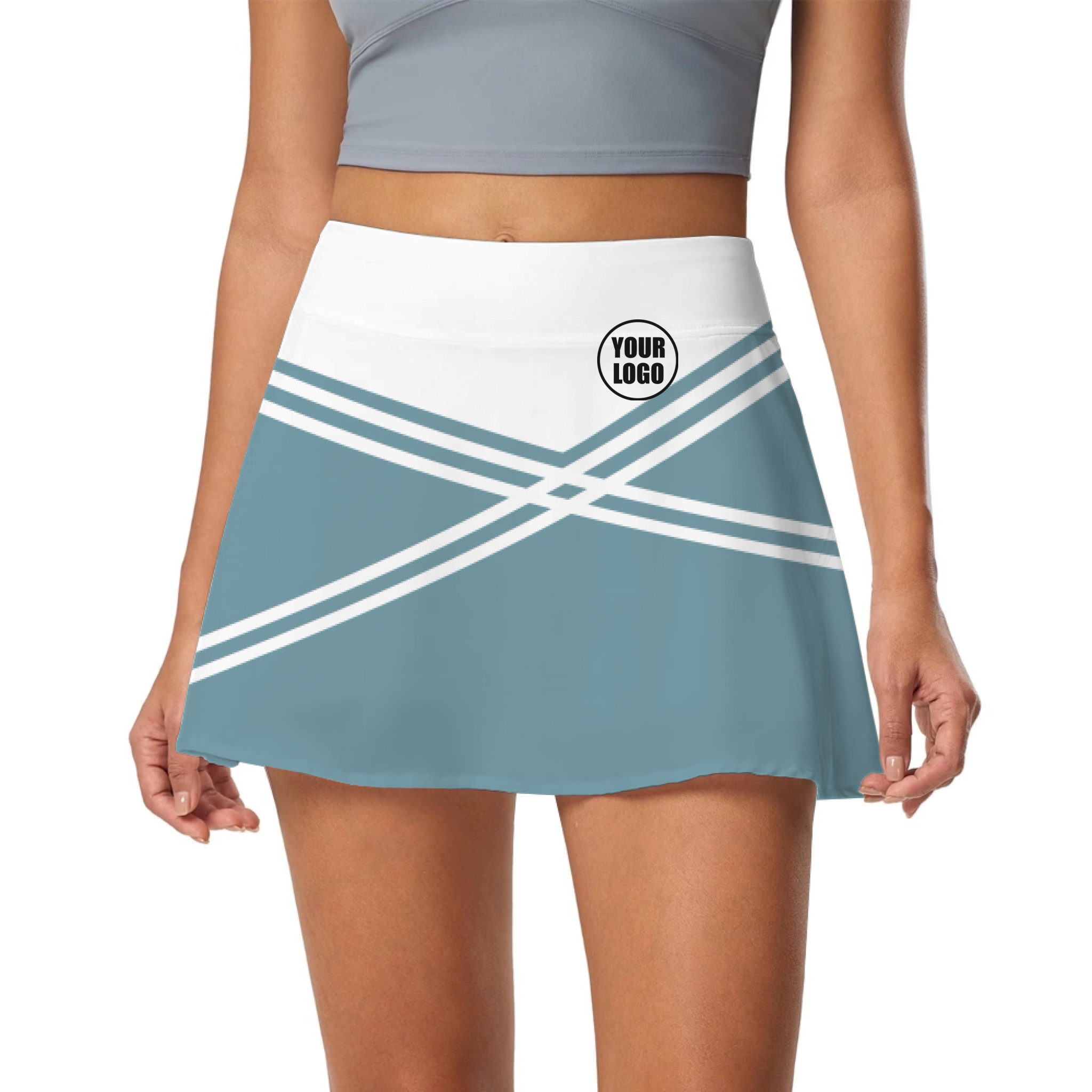Picklewin Women's Customized Skort With Unique Color Blocks
