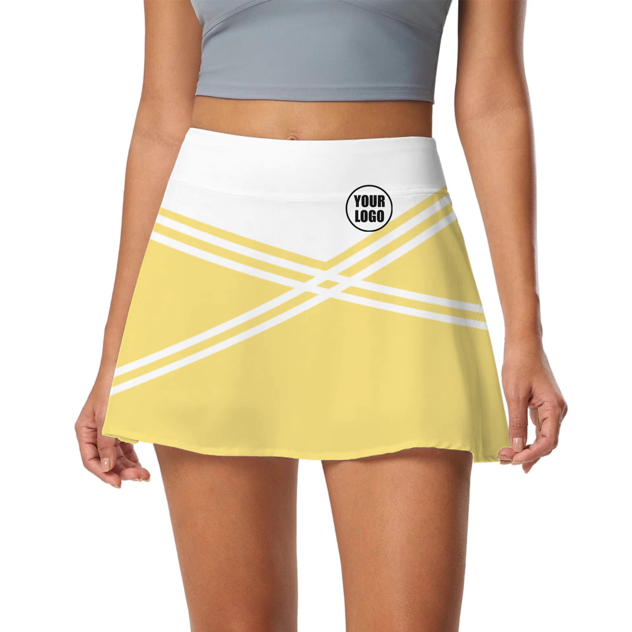 Picklewin Women's Customized Skort With Unique Color Blocks