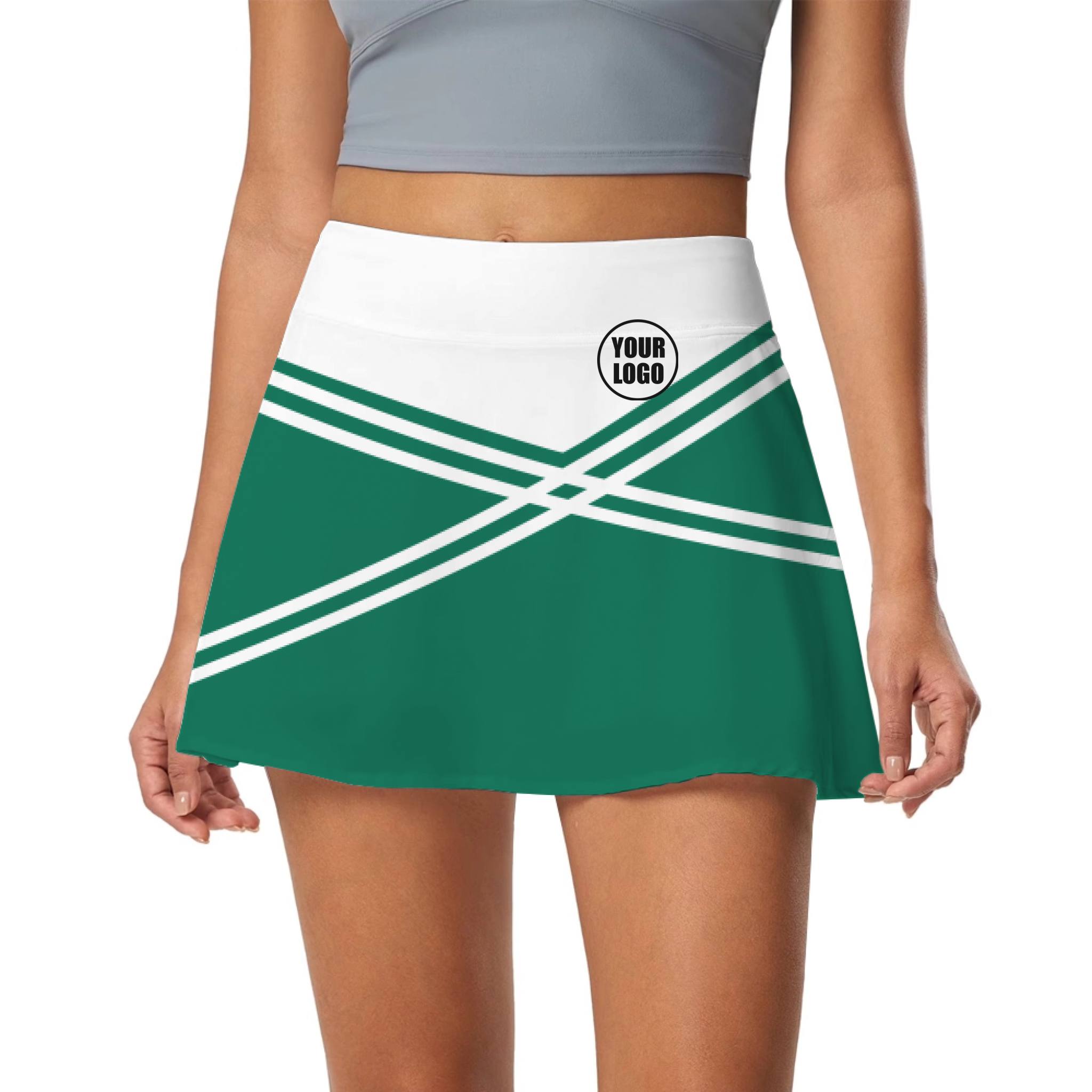 Picklewin Women's Customized Skort With Unique Color Blocks