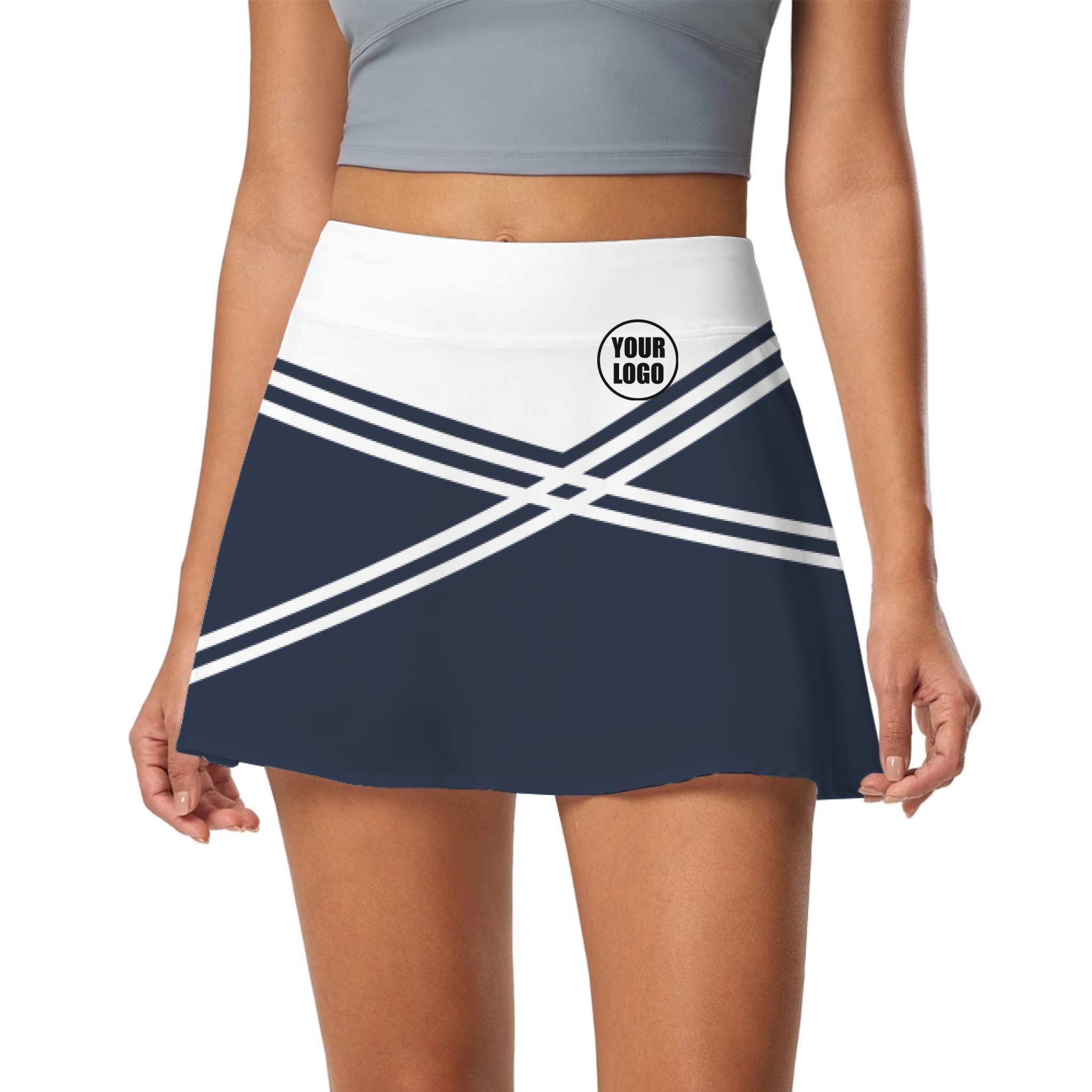 Picklewin Women's Customized Skort With Unique Color Blocks