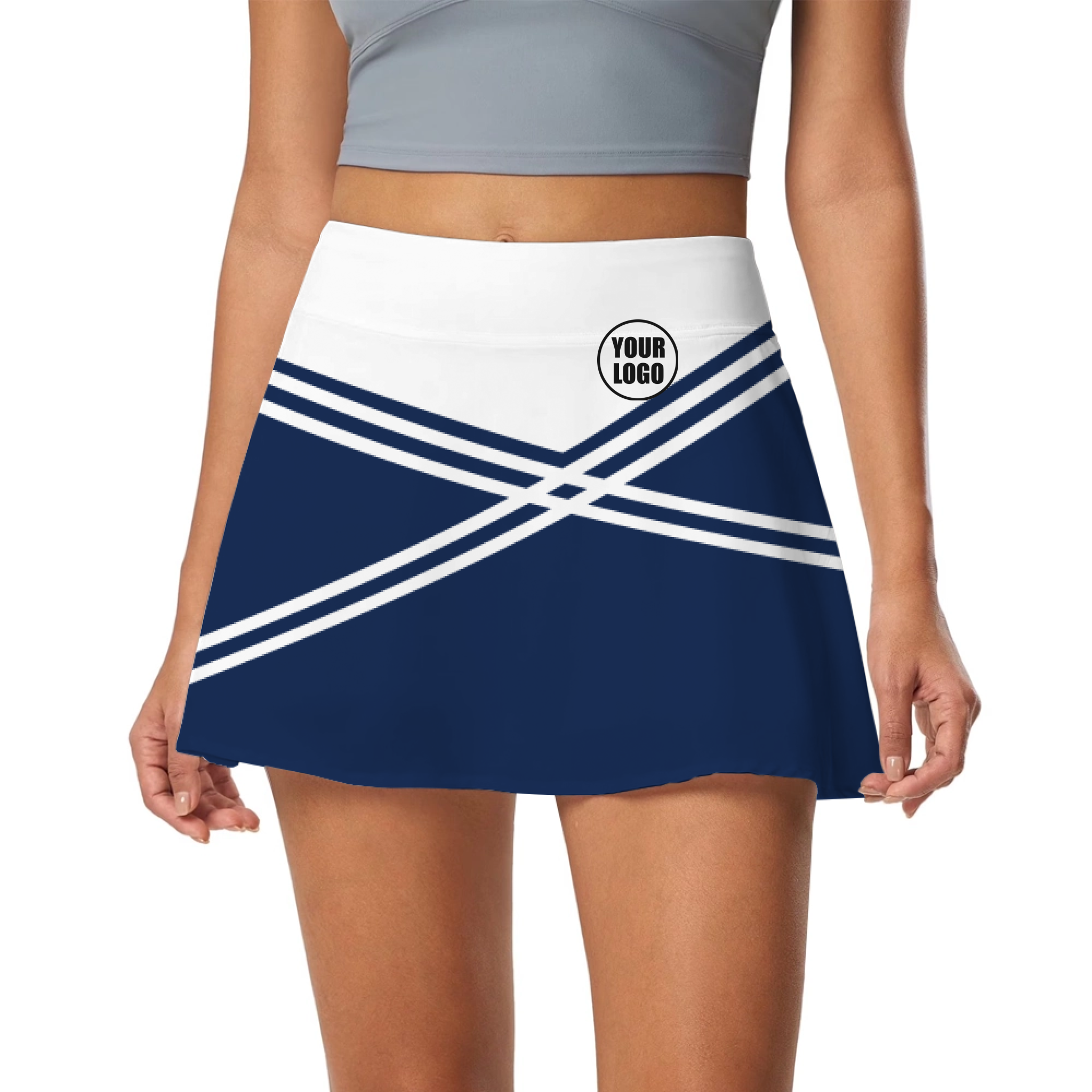 Picklewin Women's Customized Skort With Unique Color Blocks