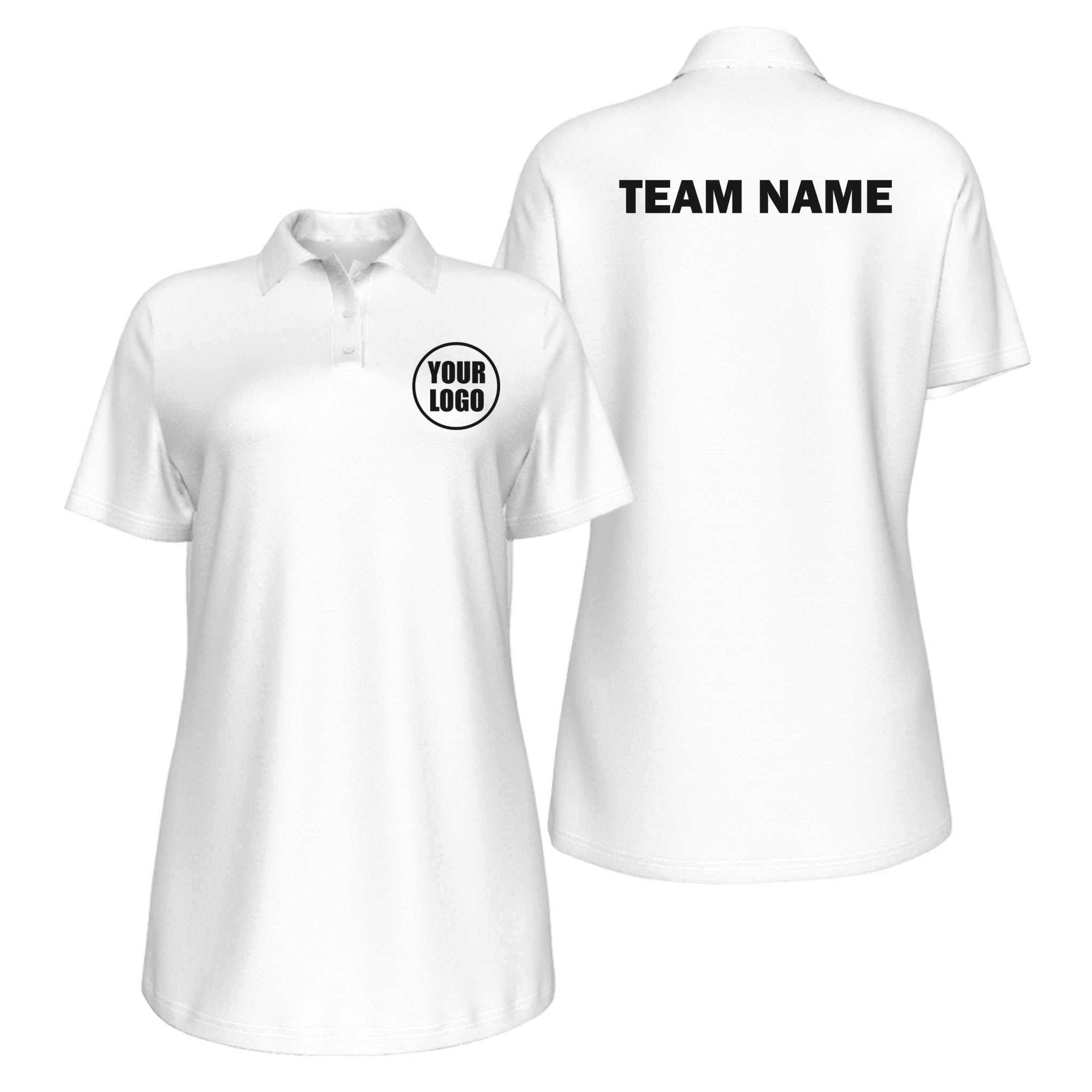 Picklewin Women's Customized UV Protection Polo Shirt With Unique Color Blocks
