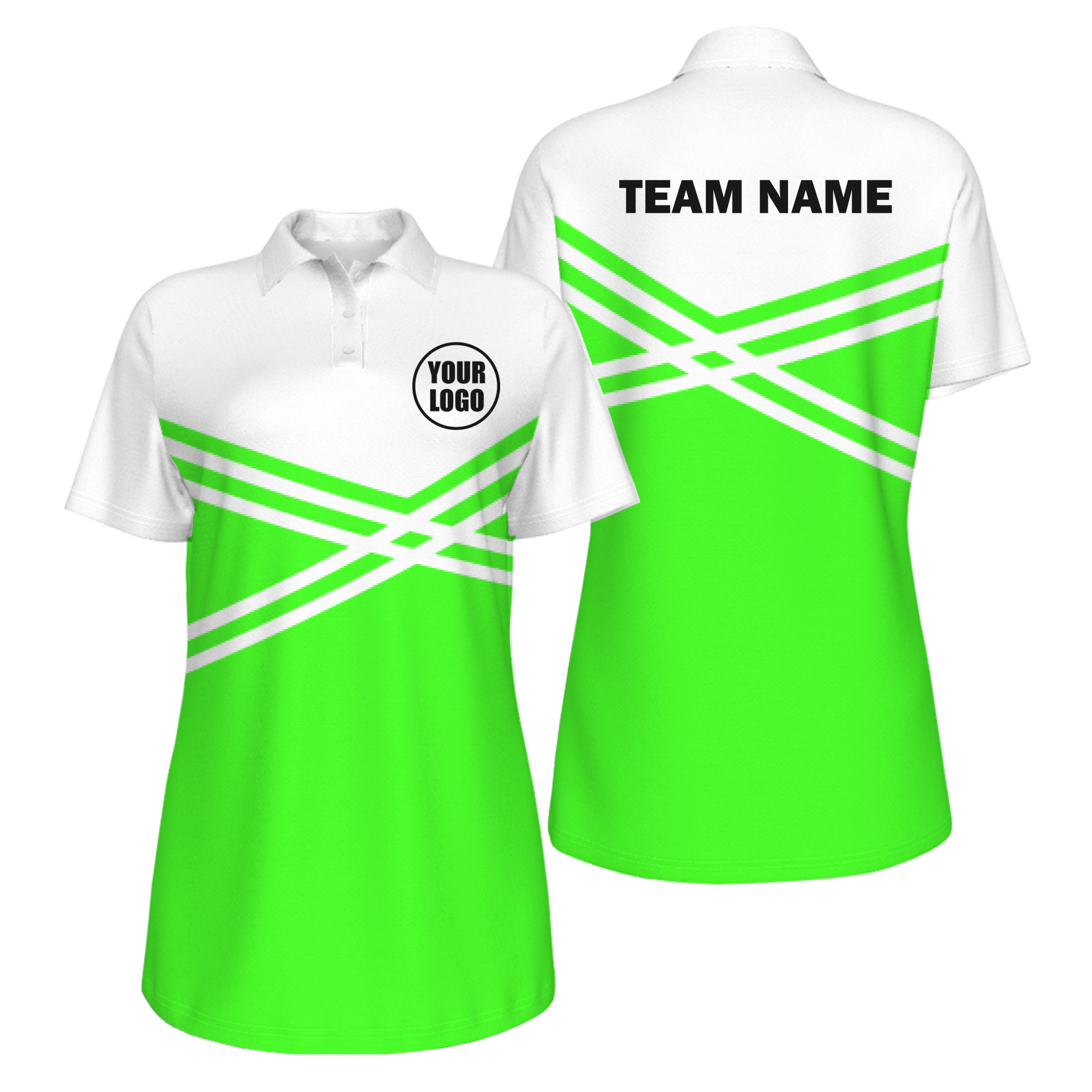 Picklewin Women's Customized UV Protection Polo Shirt With Unique Color Blocks