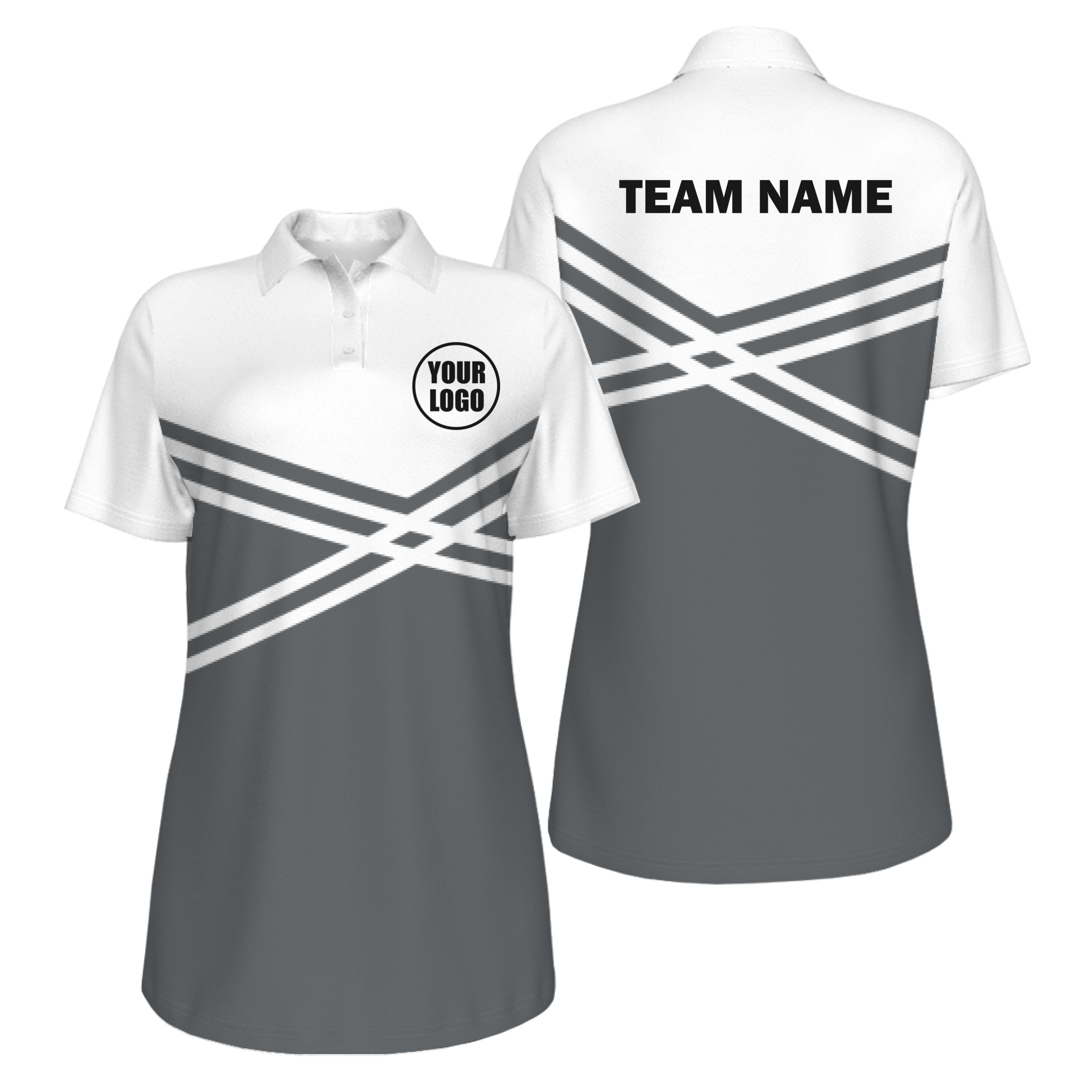 Picklewin Women's Customized UV Protection Polo Shirt With Unique Color Blocks