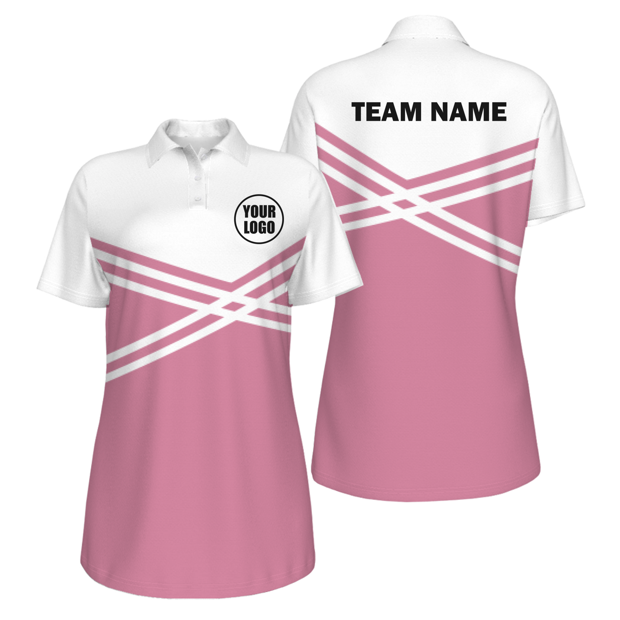 Picklewin Women's Customized UV Protection Polo Shirt With Unique Color Blocks
