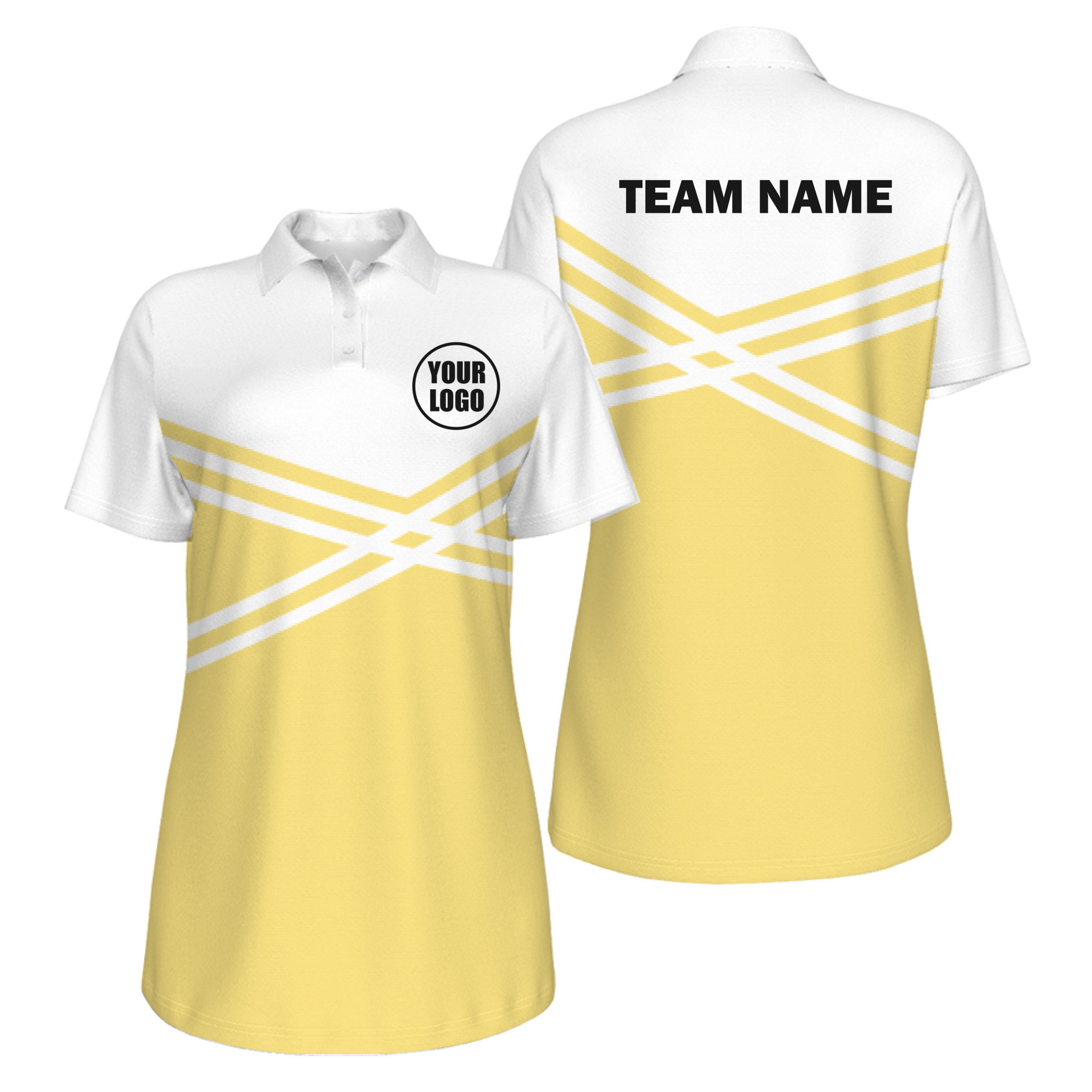 Picklewin Women's Customized UV Protection Polo Shirt With Unique Color Blocks