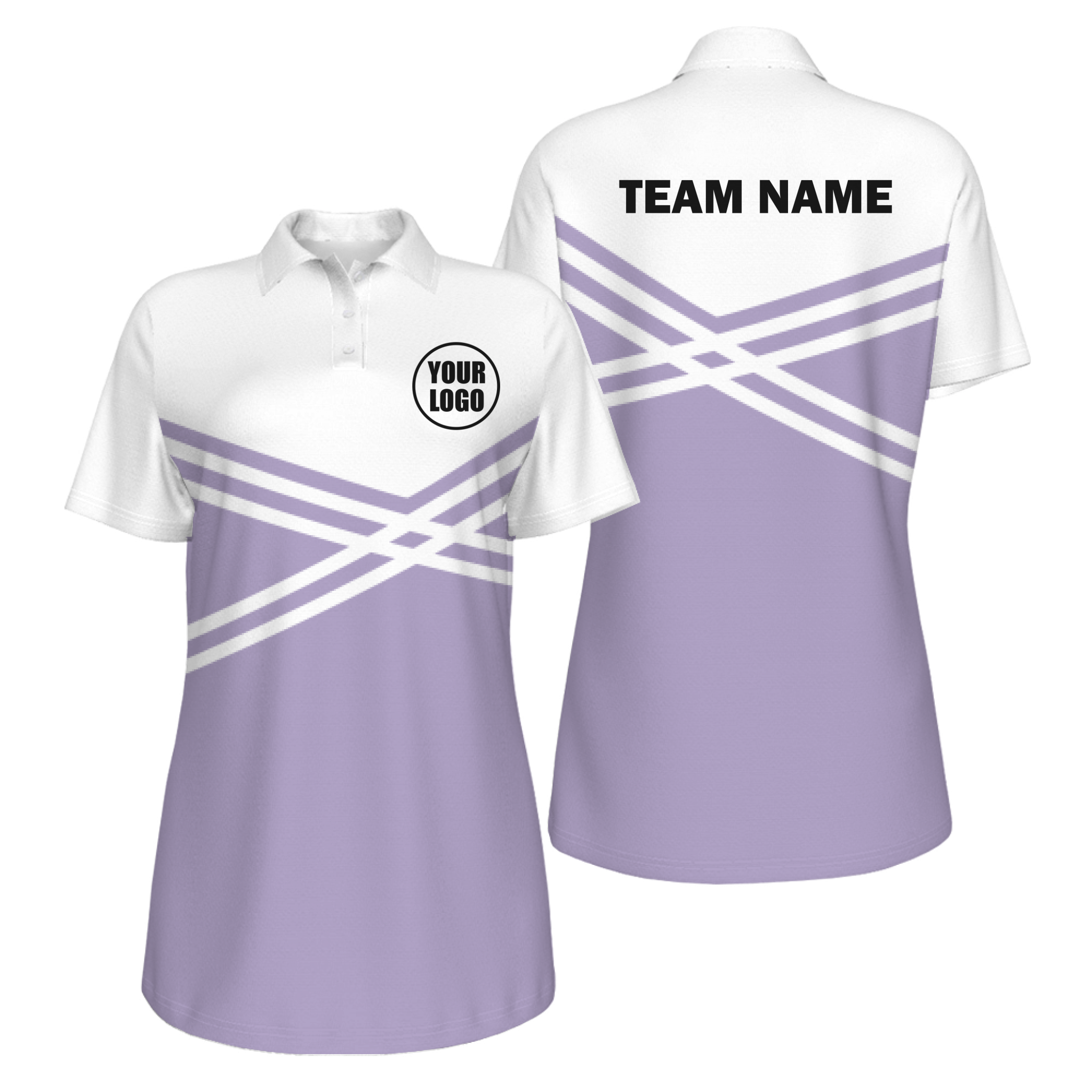 Picklewin Women's Customized UV Protection Polo Shirt With Unique Color Blocks