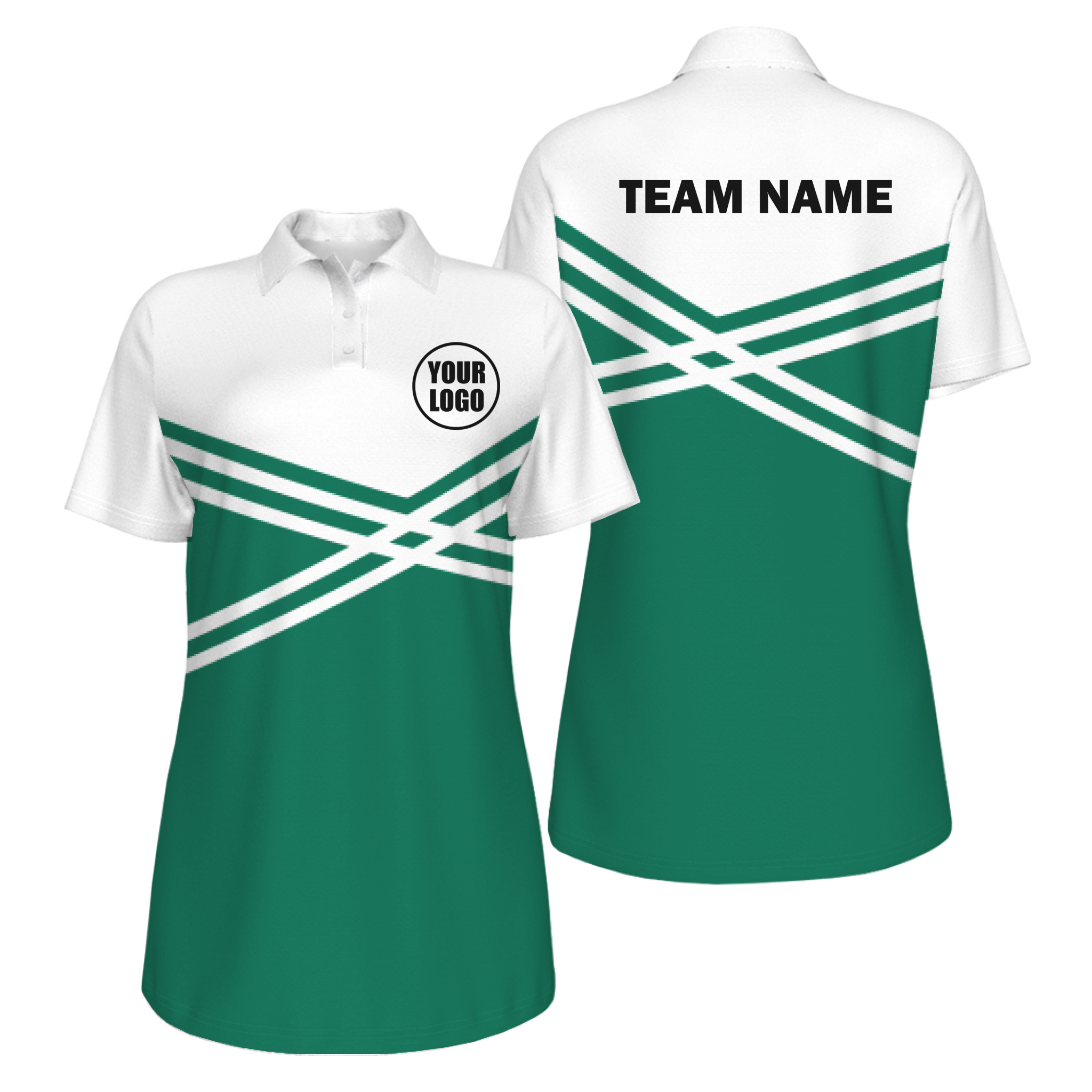 Picklewin Women's Customized UV Protection Polo Shirt With Unique Color Blocks