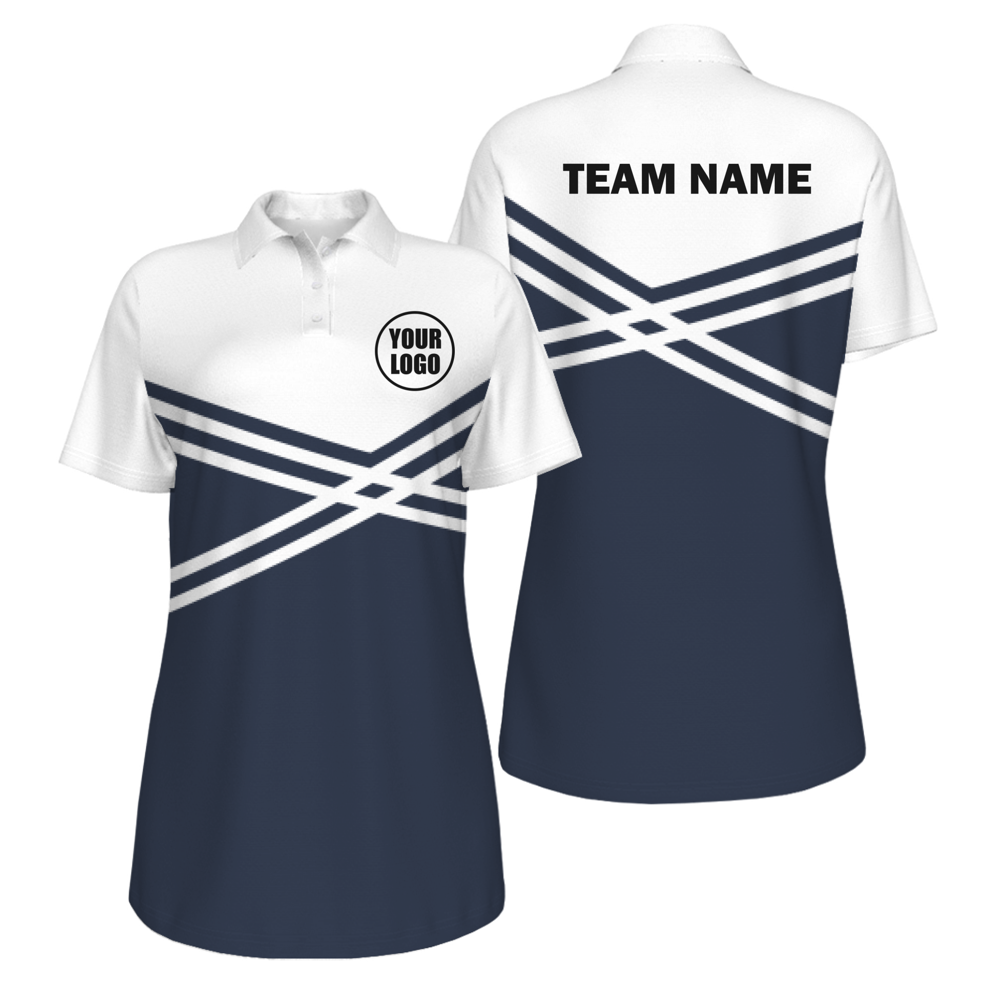 Picklewin Women's Customized UV Protection Polo Shirt With Unique Color Blocks