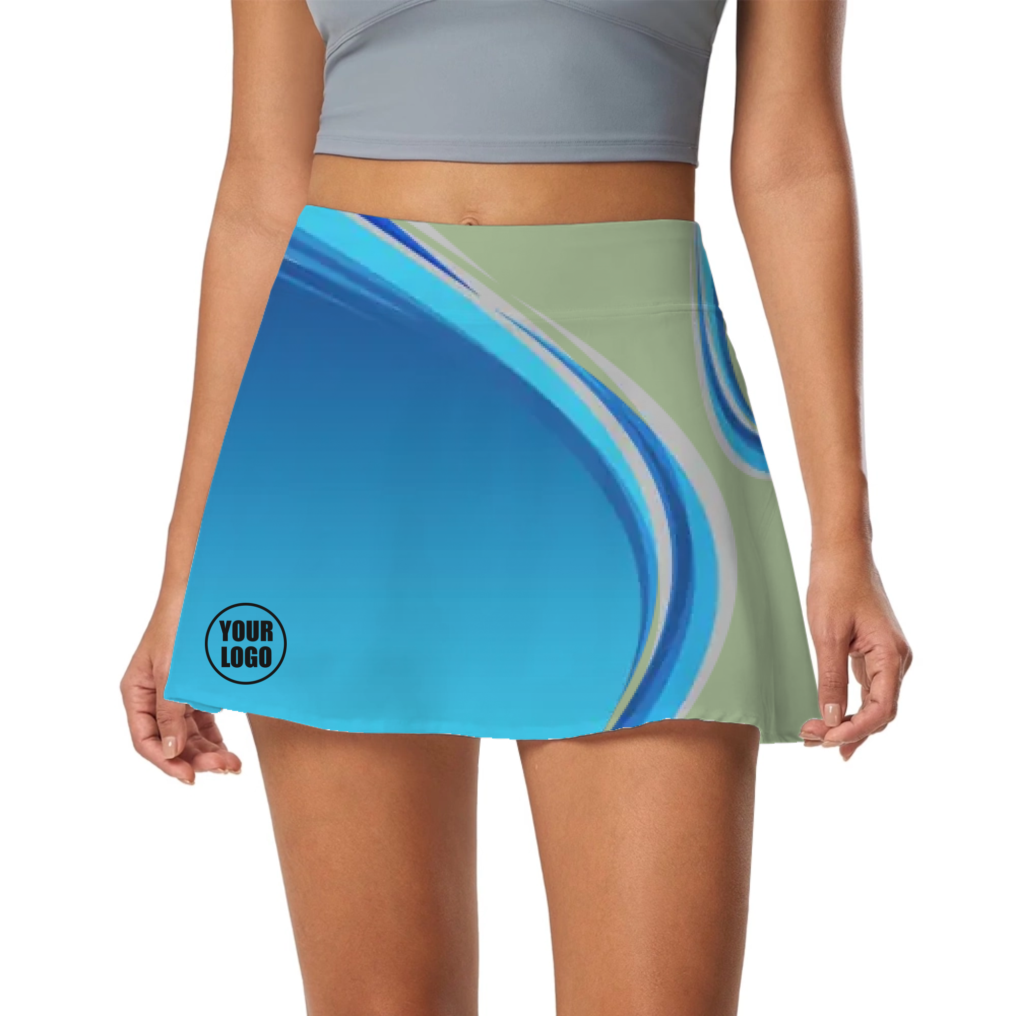 Picklewin Women's Gradient Skort Custom For Team
