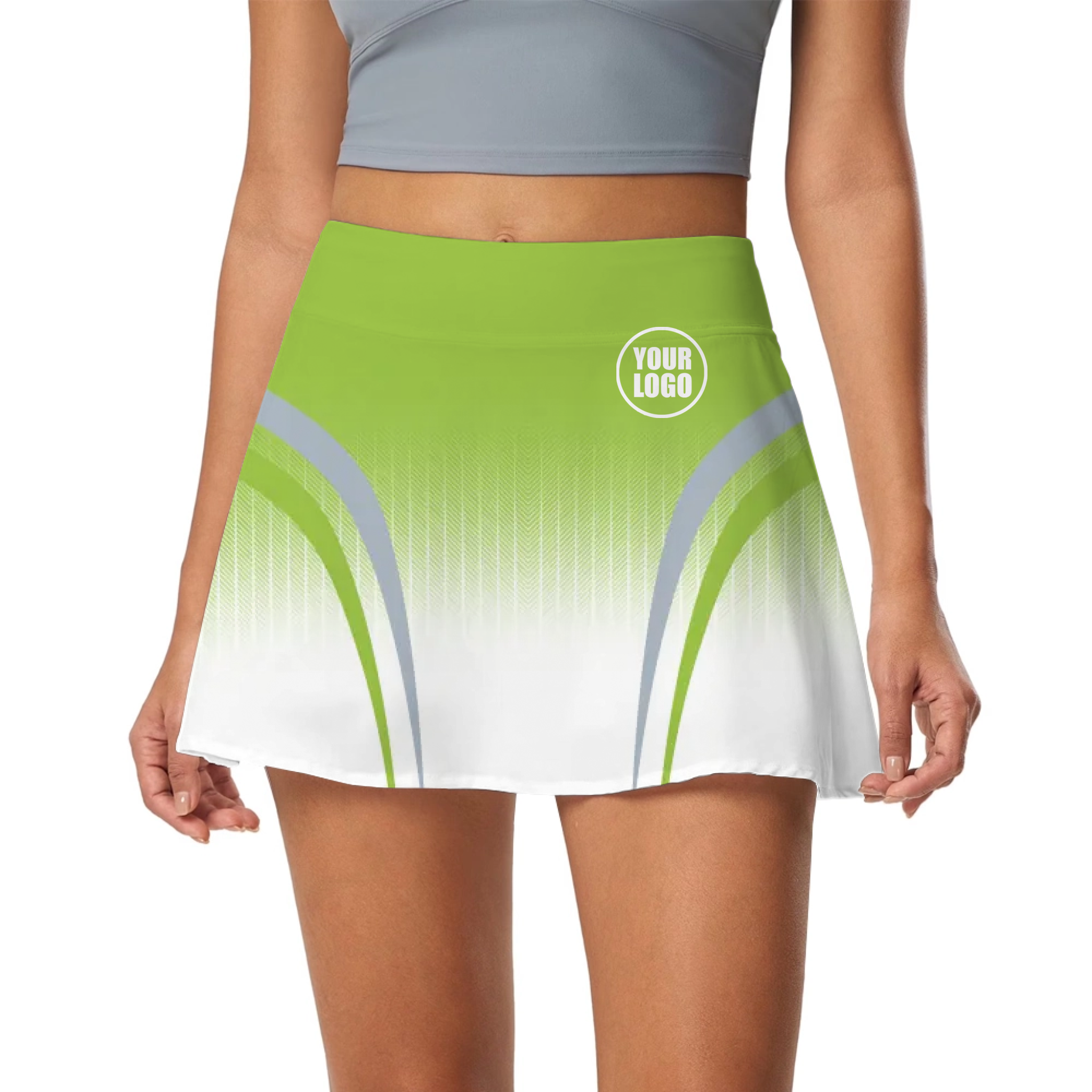 Picklewin Women's Sporty Gradient Customized Skort - alternate