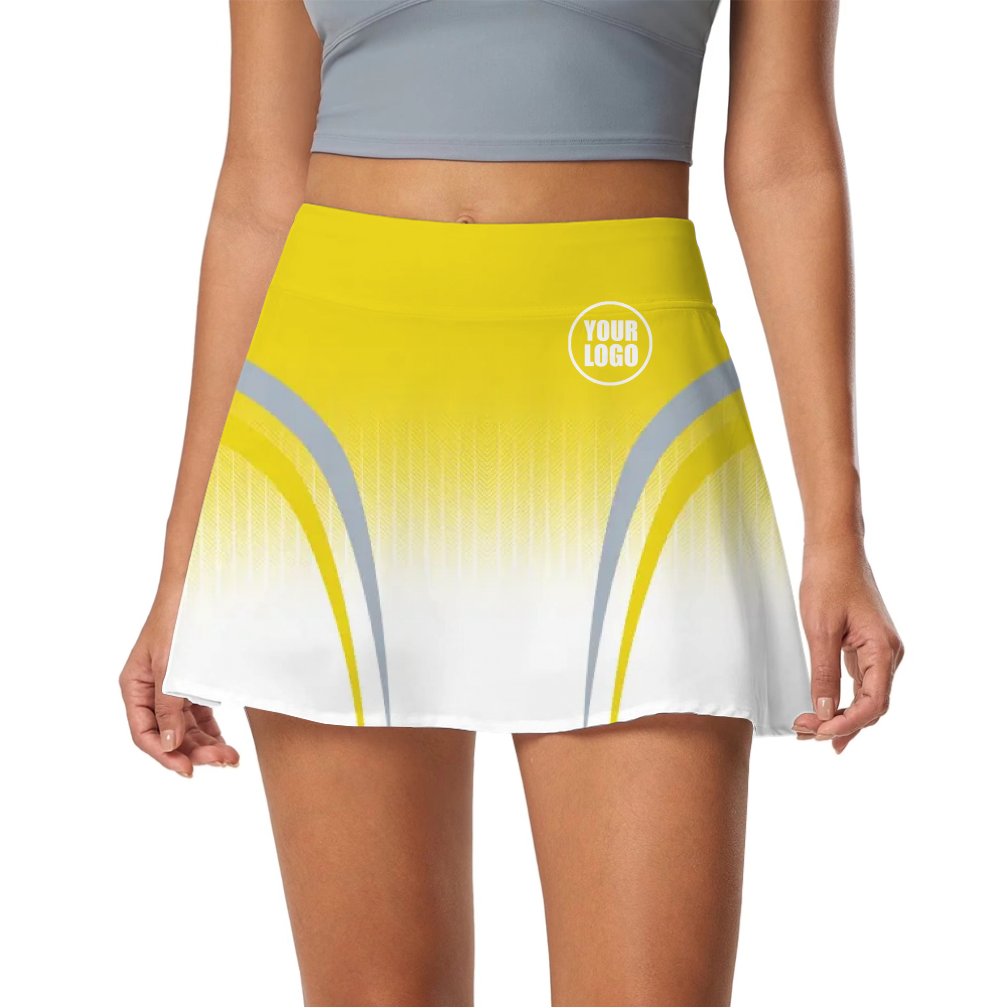 Picklewin Women's Sporty Gradient Customized Skort