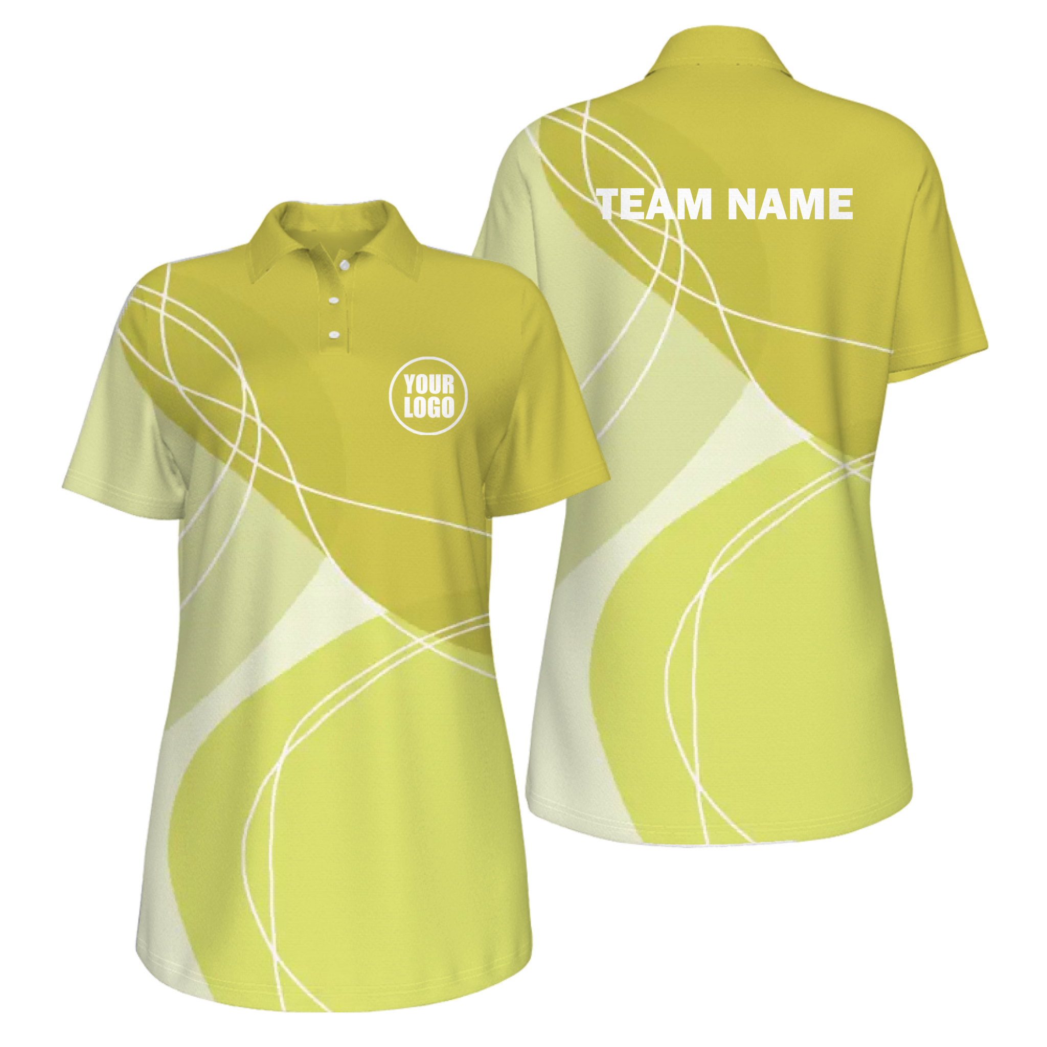 Picklewin Women's UV Protection Polo Unique Motion