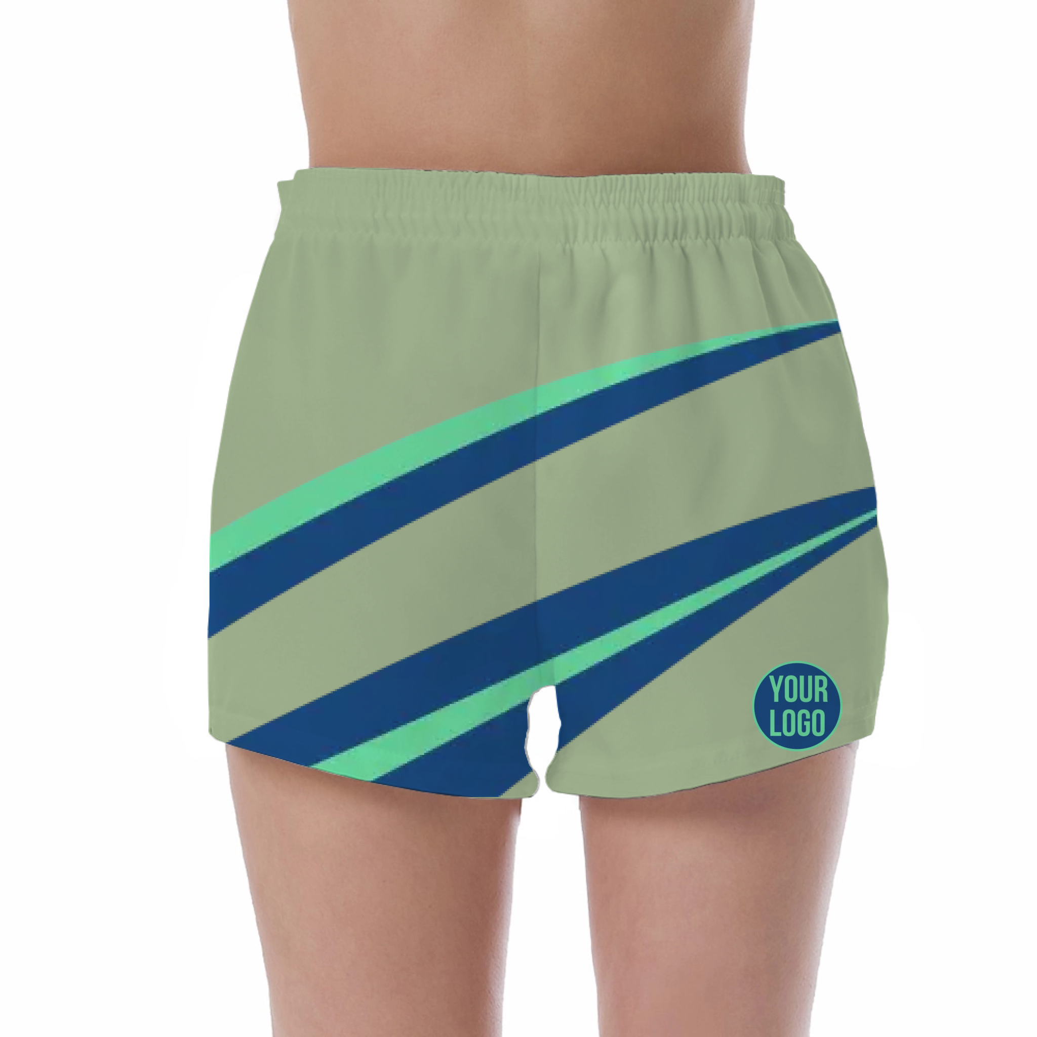 Picklewin Women's UV Protection Short Pants With Simple Patterns