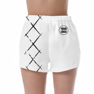 Picklewin Women's UV Protection Shorts With Simple Argyle – alternate