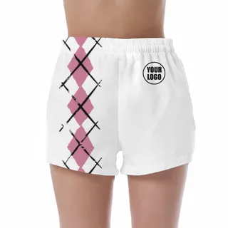 Picklewin Women's UV Protection Shorts With Simple Argyle