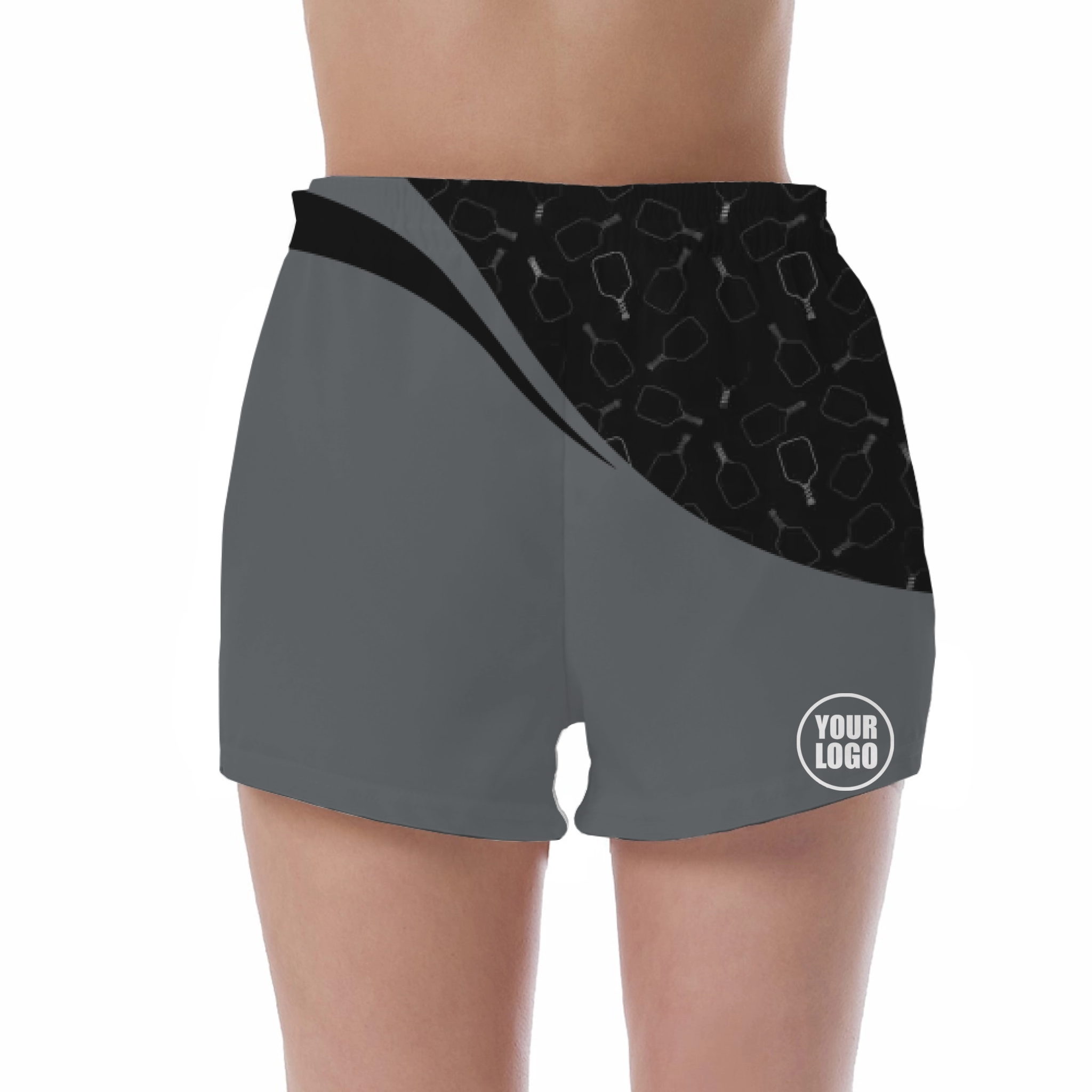 Picklewin Women's UV Protection Shorts With Special Pickleball Pattern