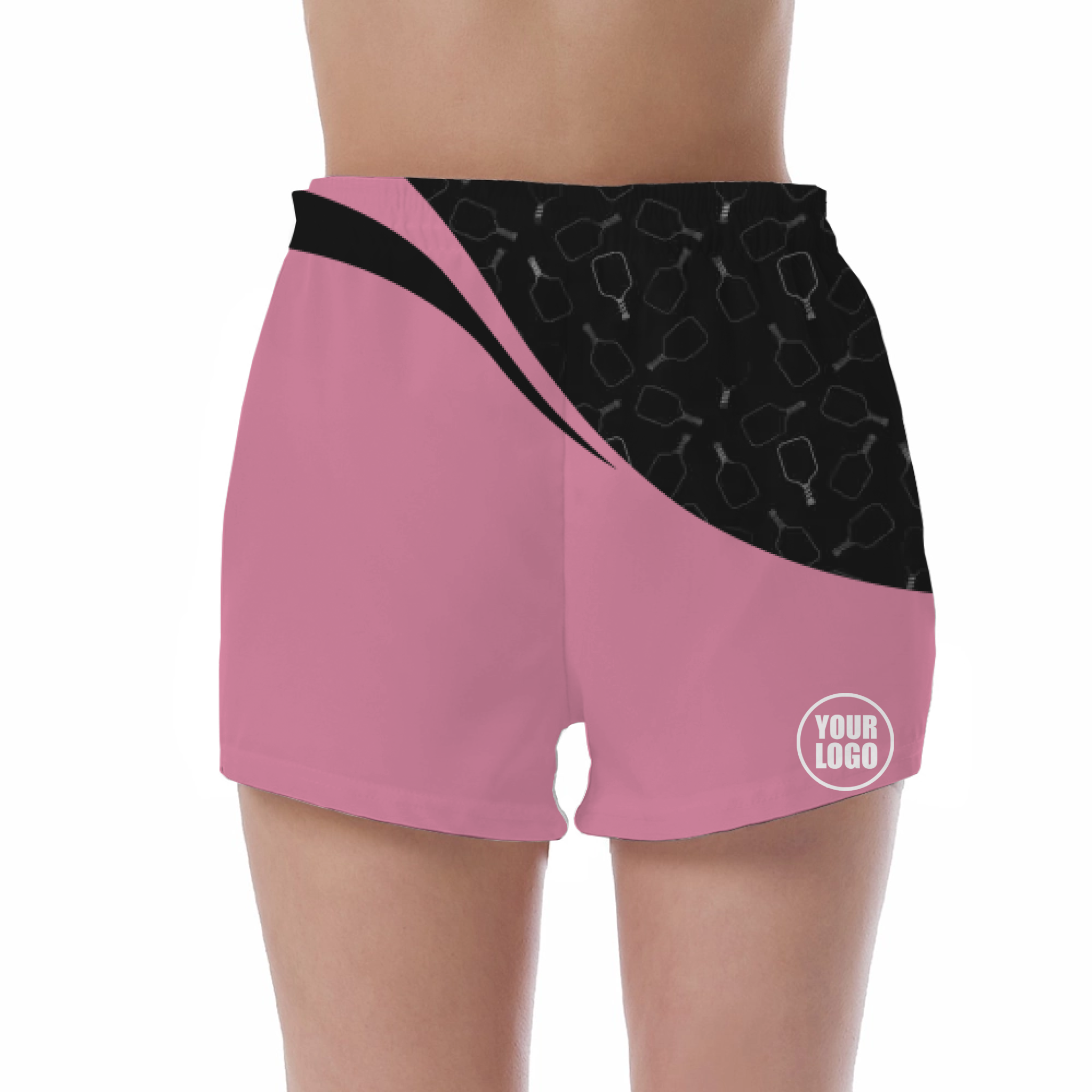 Picklewin Women's UV Protection Shorts With Special Pickleball Pattern