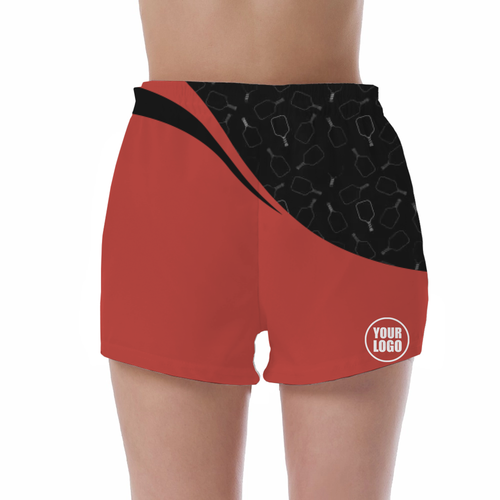 Picklewin Women's UV Protection Shorts With Special Pickleball Pattern